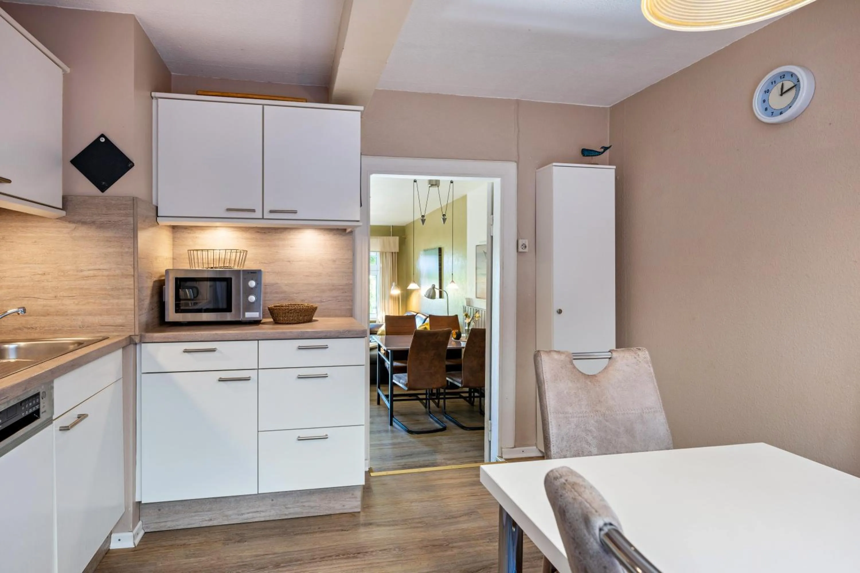 Kitchen or kitchenette in Ferienhof Harrsen
