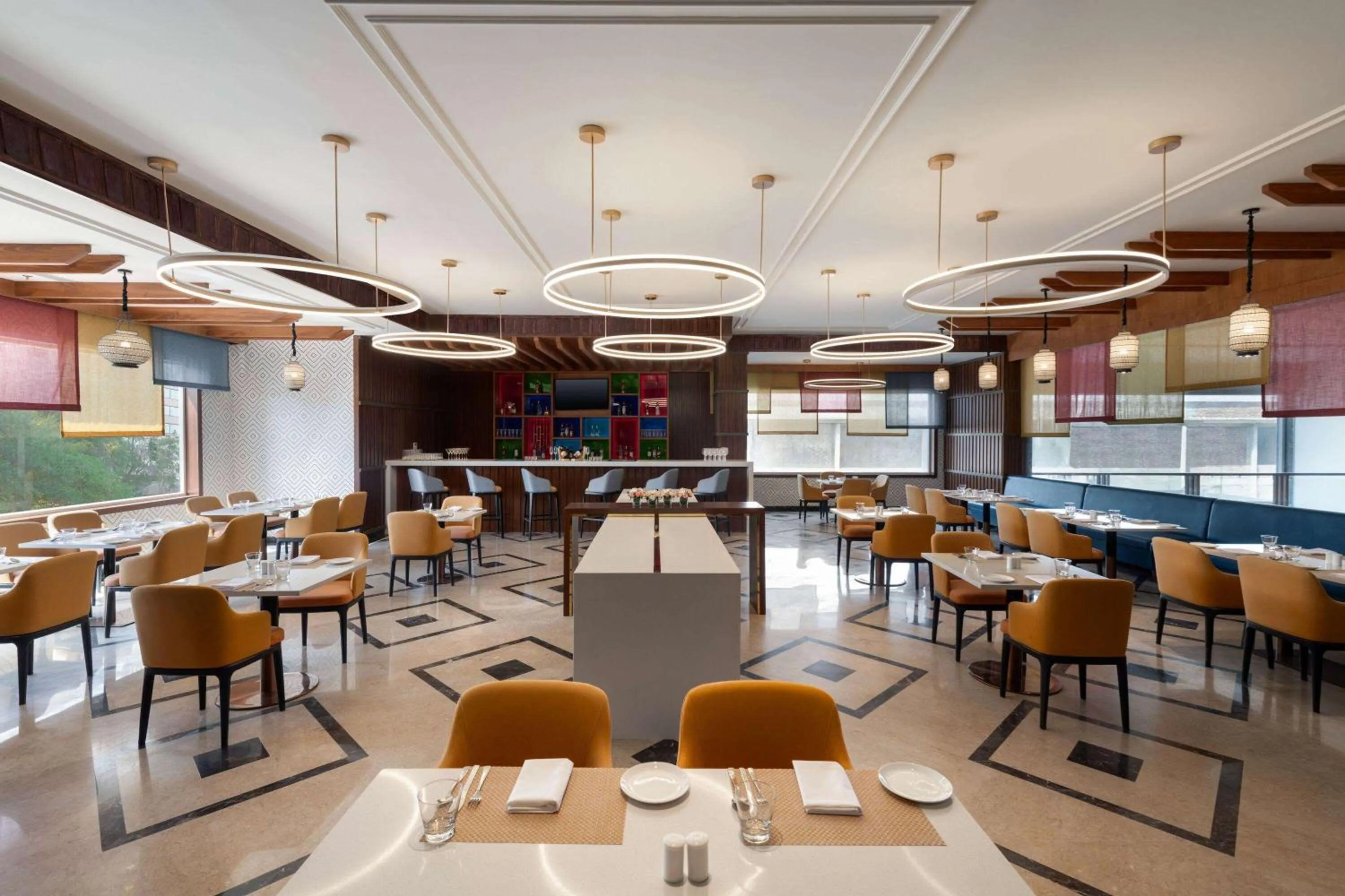 Restaurant/places to eat in Ramada Encore by Wyndham Udaipur Roopnagar