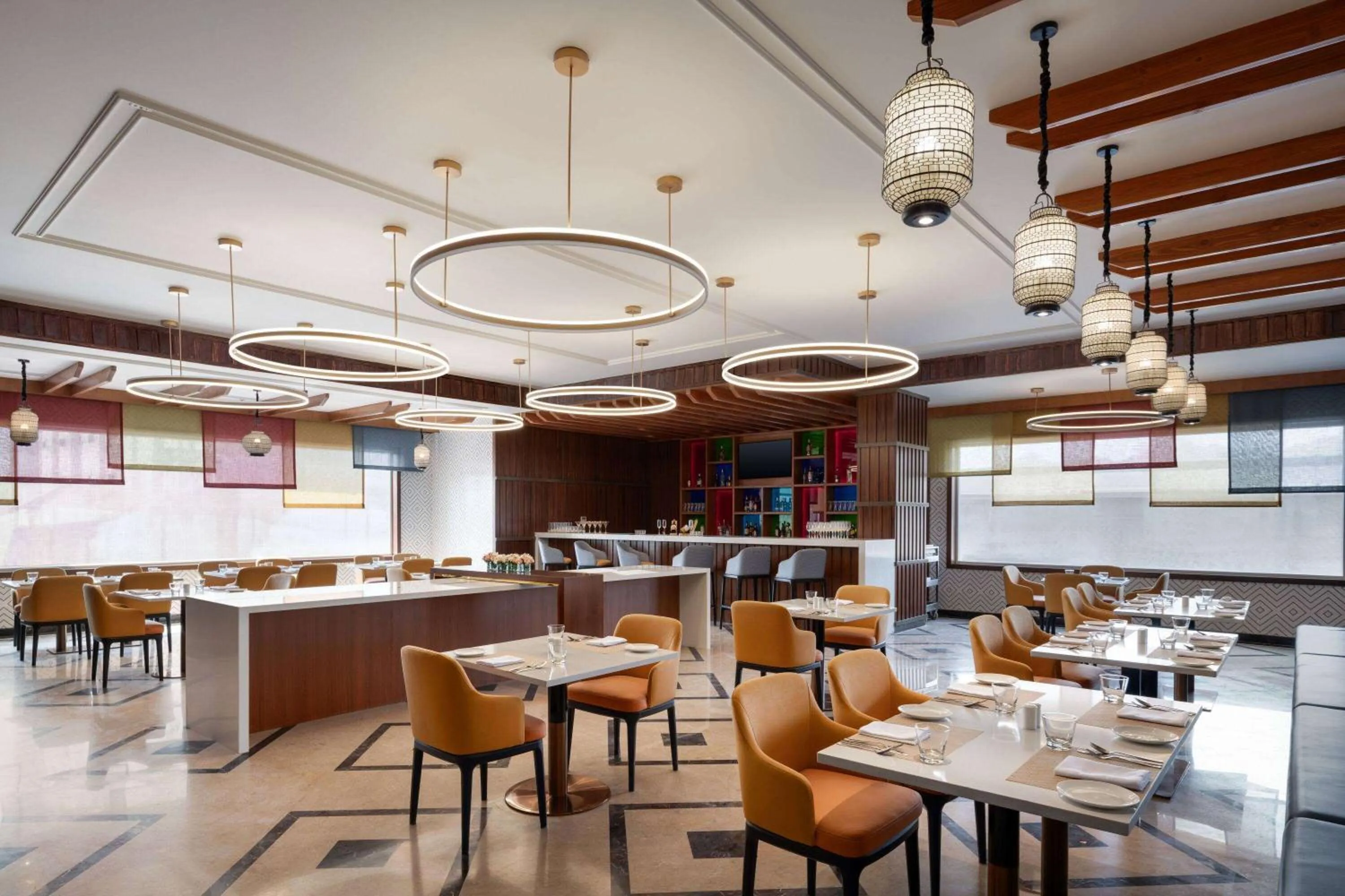 Restaurant/places to eat in Ramada Encore by Wyndham Udaipur Roopnagar