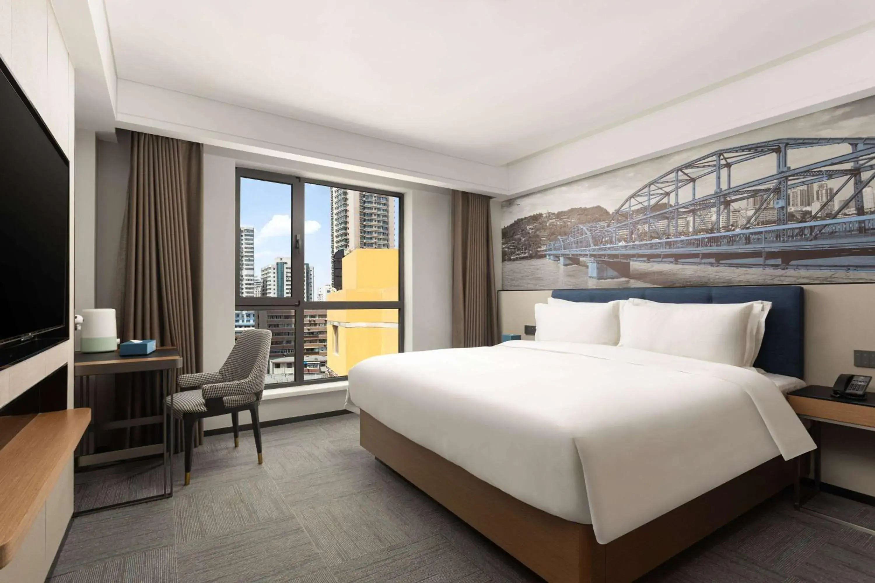 Photo of the whole room, Bed in Days Inn by Wyndham Lanzhou Chengguan Photo of the whole room, Bed in Days Inn by Wyndham Lanzhou Chengguan