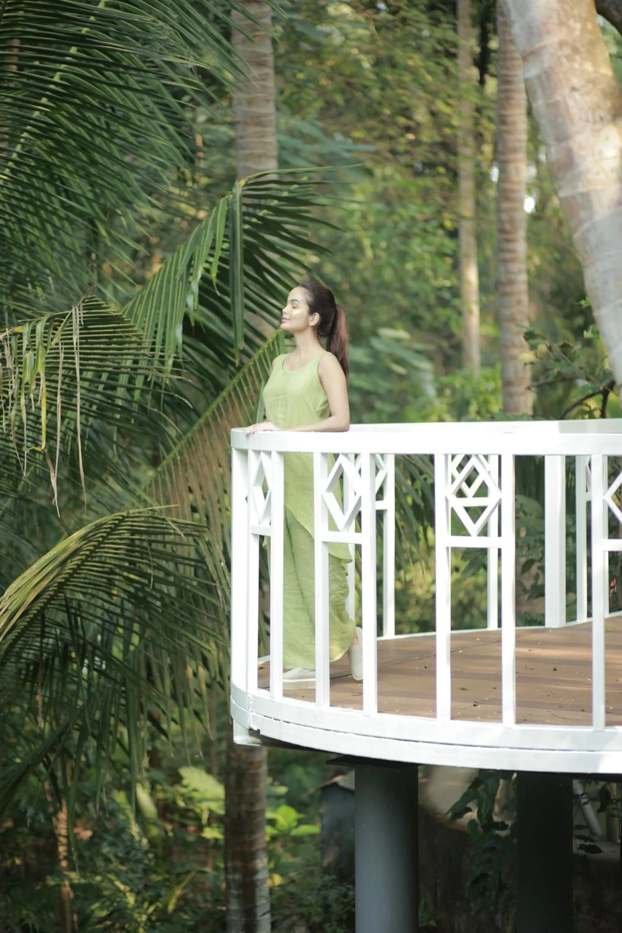 Garden view in Kairali - The Ayurvedic Healing Village