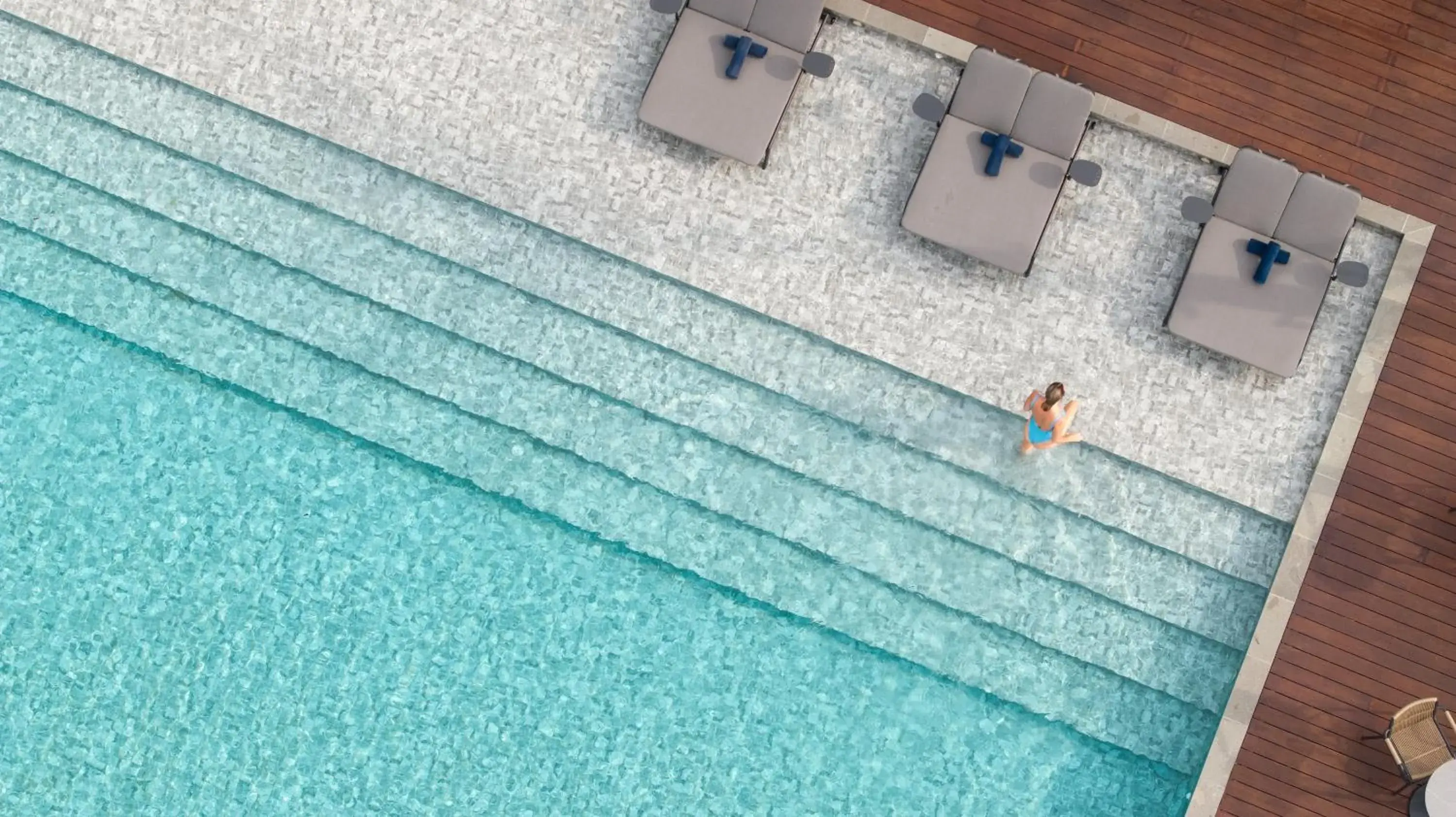 Swimming pool in Hotel Indigo Bintan Lagoi Beach by IHG Swimming pool in Hotel Indigo Bintan Lagoi Beach by IHG