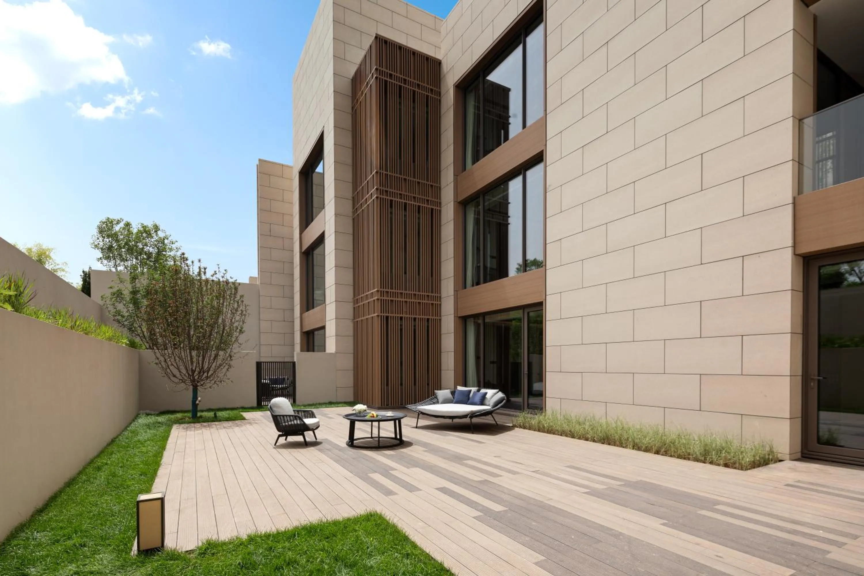 Inner courtyard view in Hotel Indigo Beidaihe