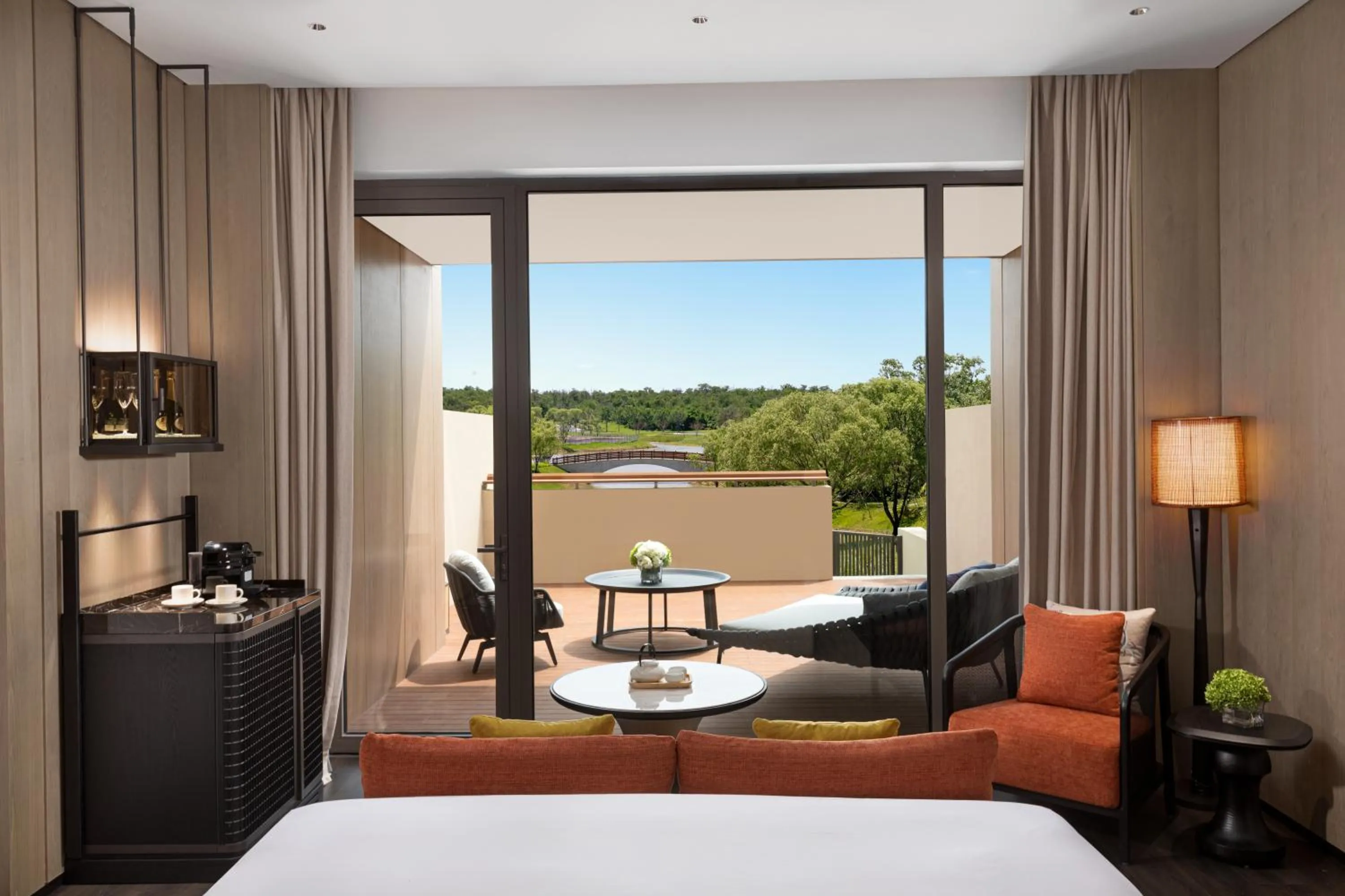 Inner courtyard view in Hotel Indigo Beidaihe