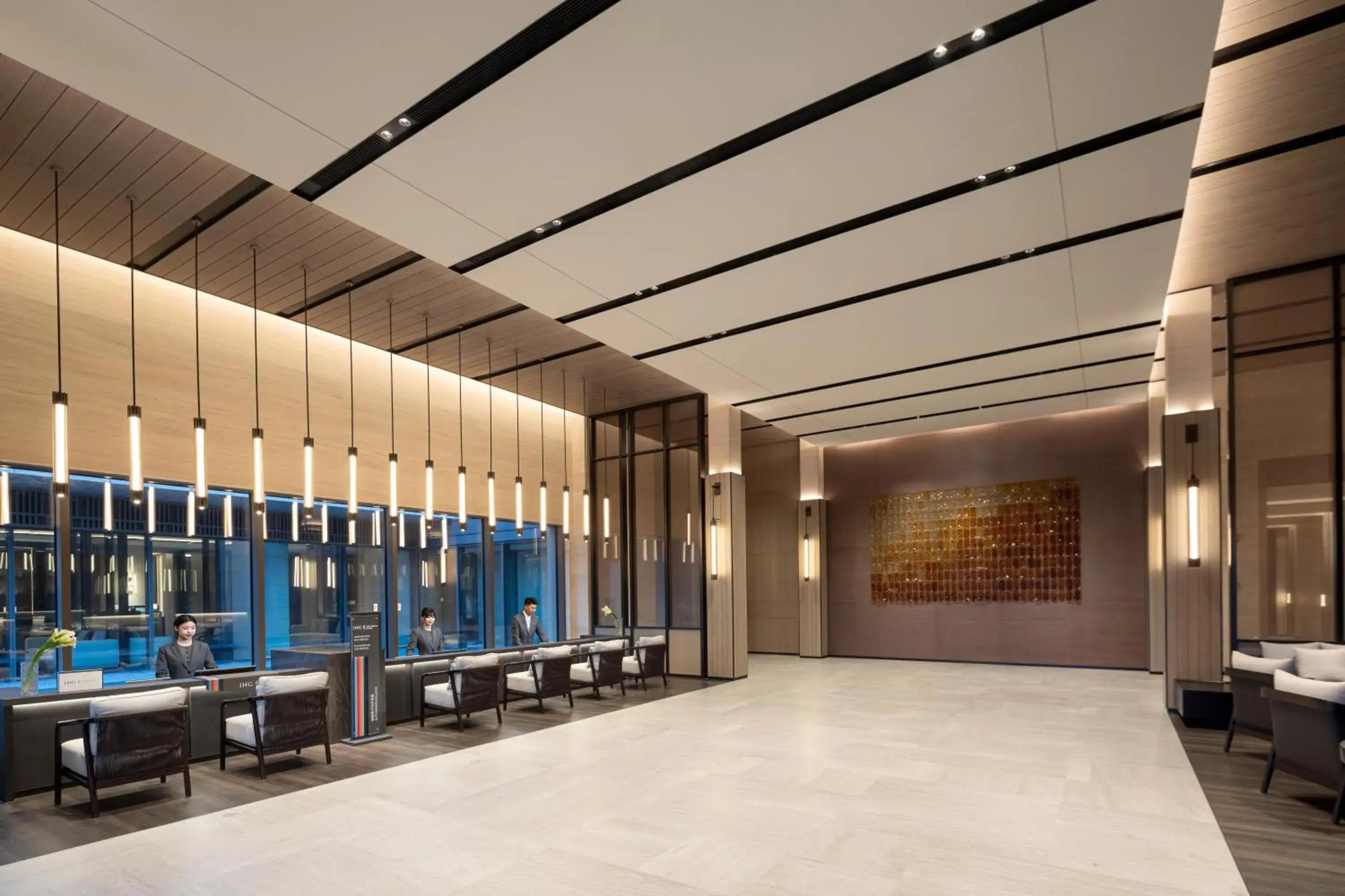 Lobby or reception in Hotel Indigo Beidaihe Lobby or reception in Hotel Indigo Beidaihe