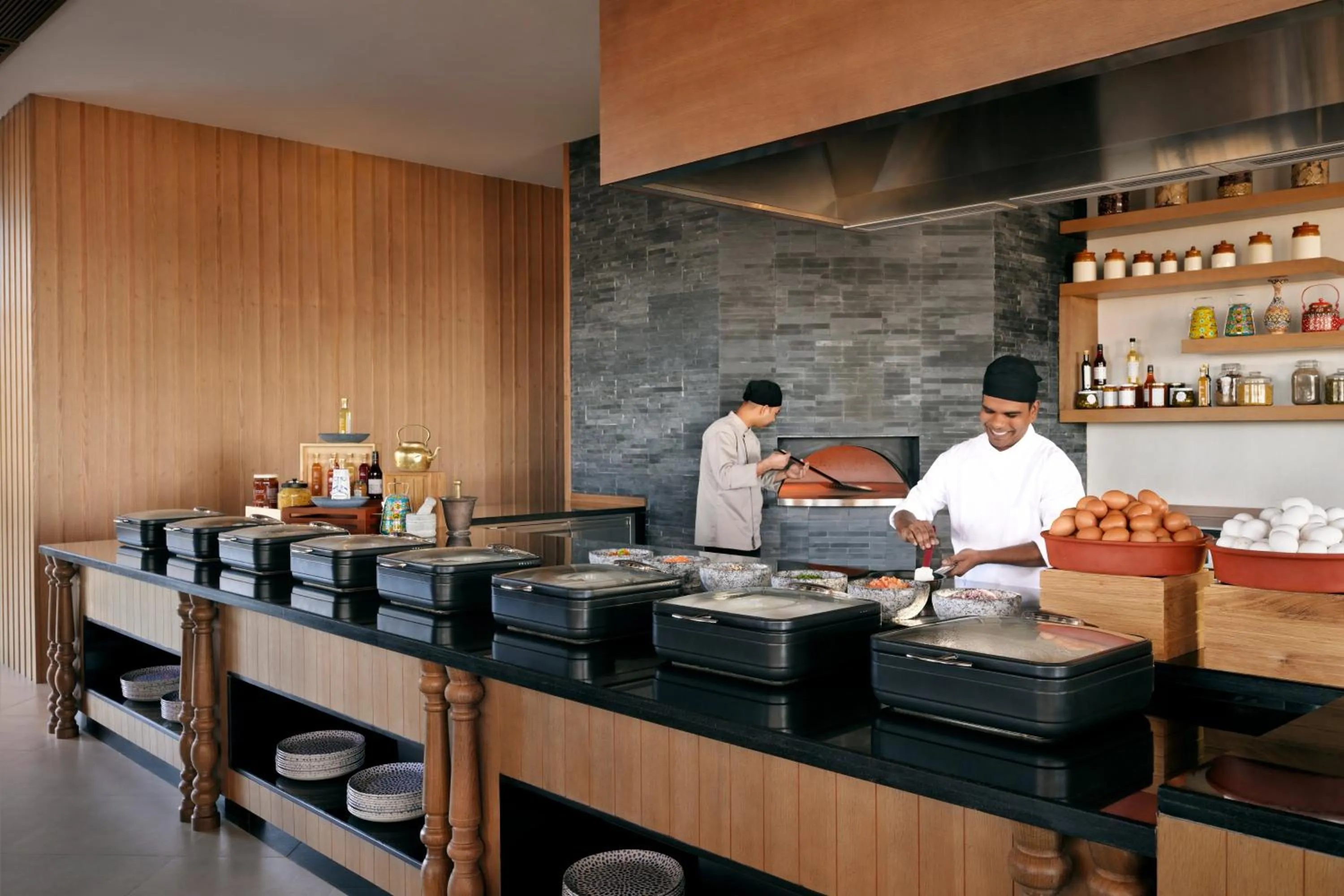 Restaurant/places to eat in Hotel Indigo Jabal Akhdar Resort & Spa by IHG