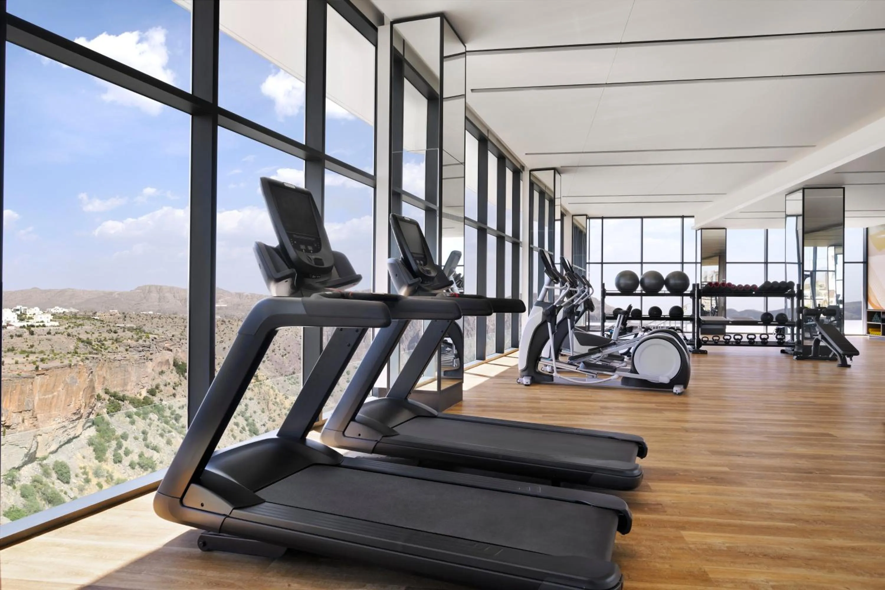 Fitness centre/facilities in Hotel Indigo Jabal Akhdar Resort & Spa by IHG