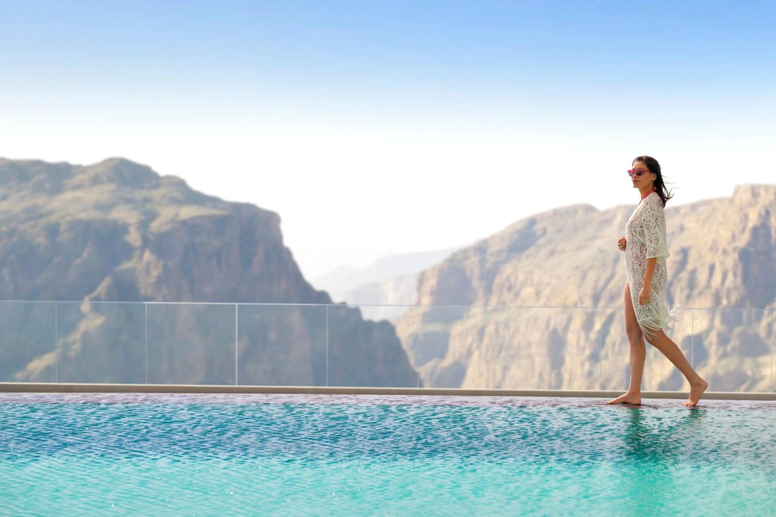 Swimming pool in Hotel Indigo Jabal Akhdar Resort & Spa by IHG