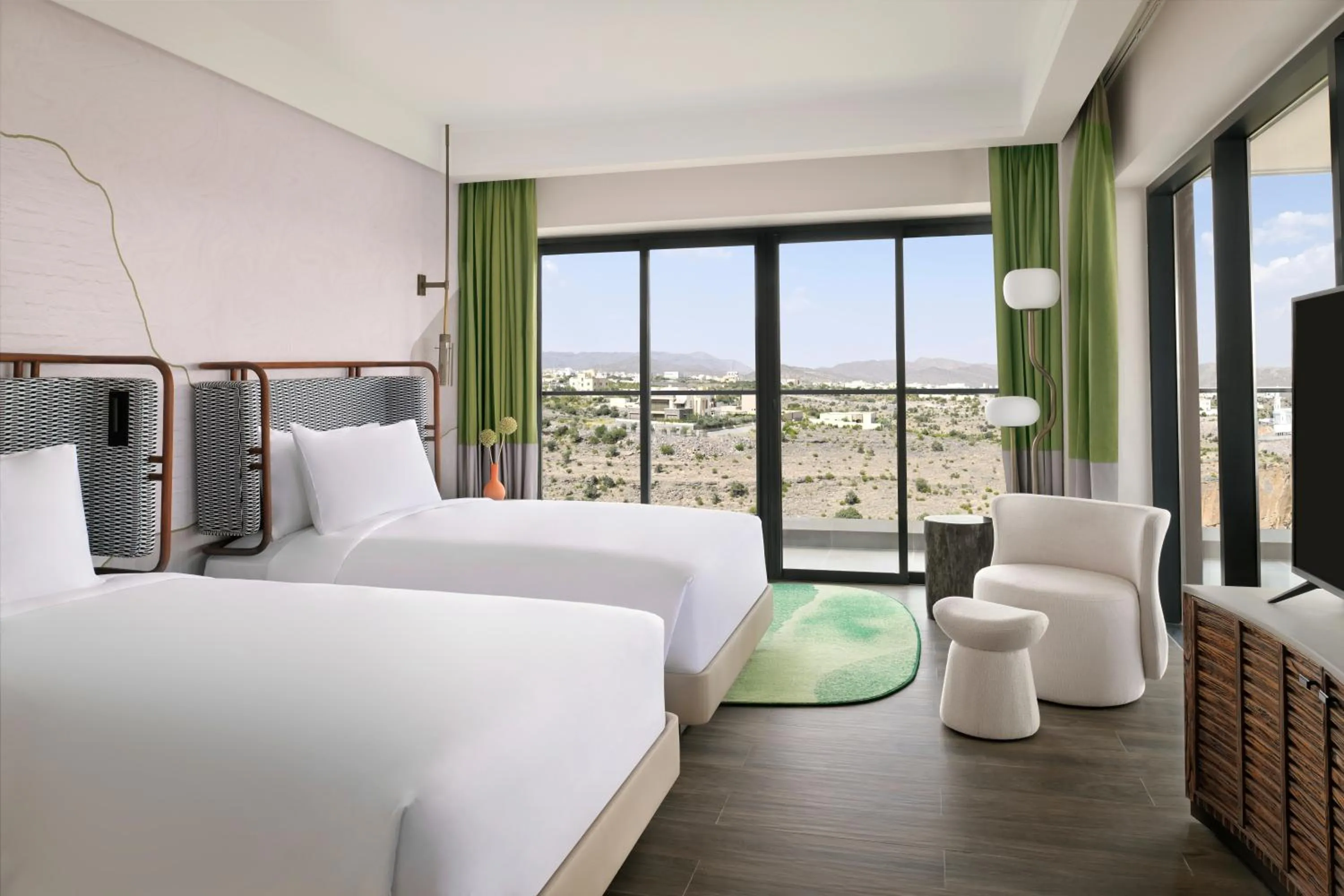Bed in Hotel Indigo Jabal Akhdar Resort & Spa by IHG