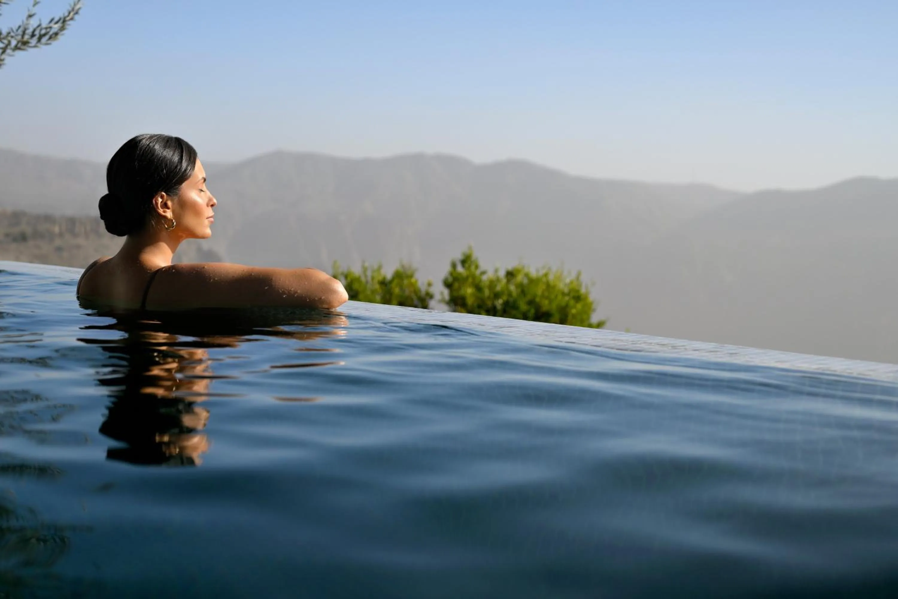 Swimming pool in Hotel Indigo Jabal Akhdar Resort & Spa by IHG