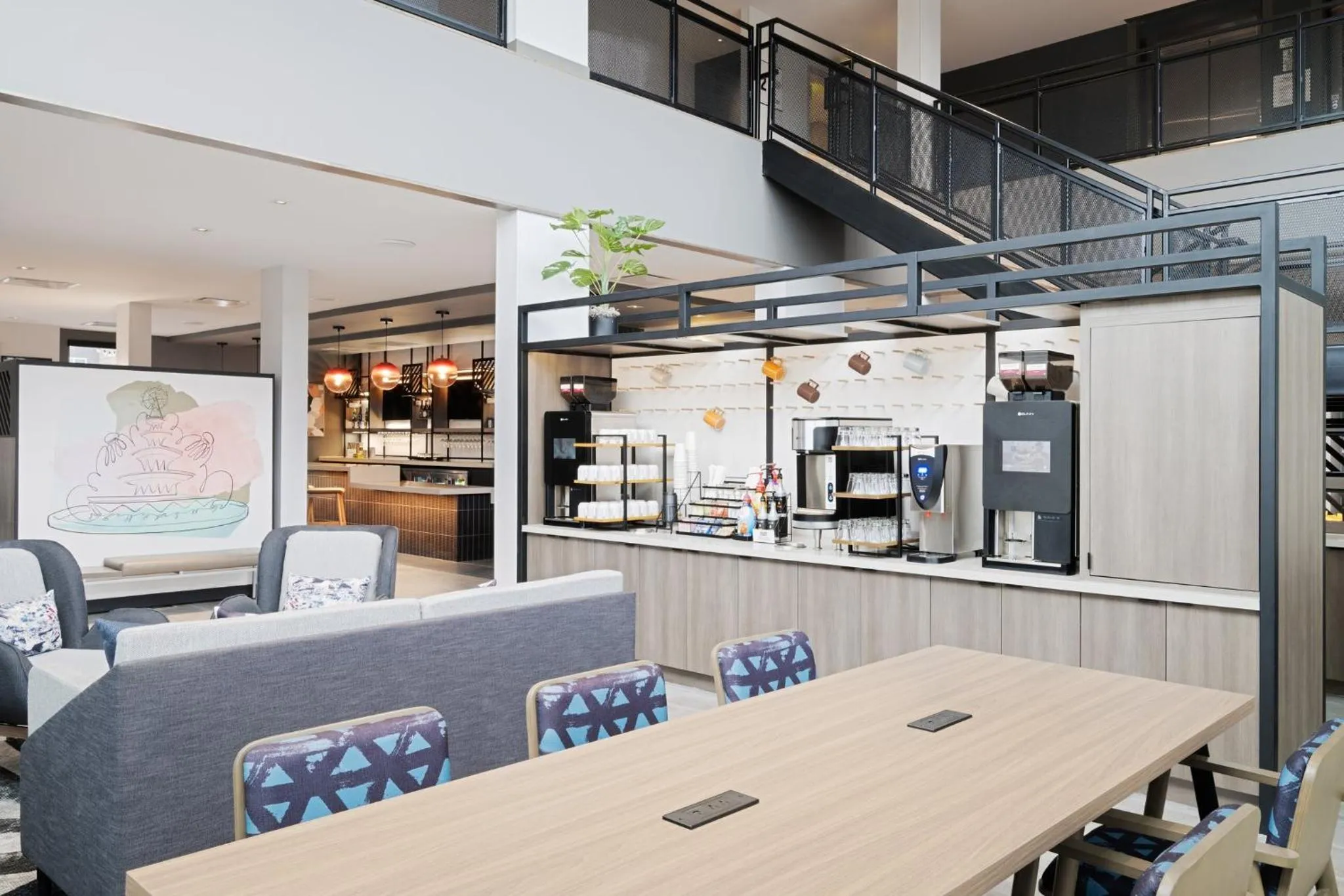 Breakfast in Atwell Suites Kansas City Airport by IHG