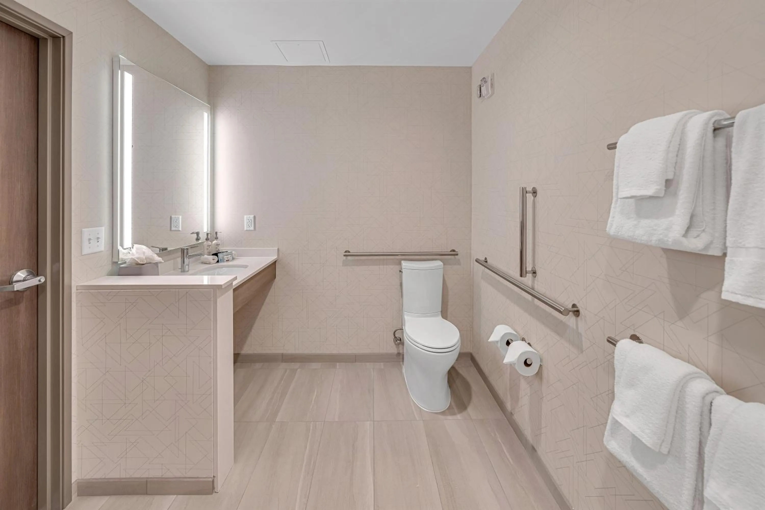 Toilet in Holiday Inn Express & Suites Fort Walton Beach - Eglin Area by IHG