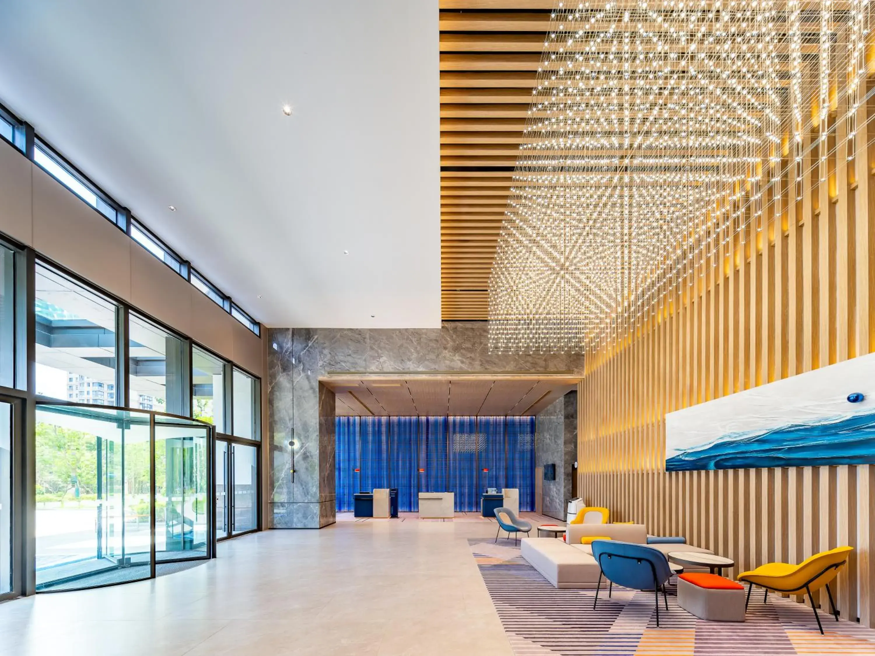 Lobby or reception in Holiday Inn Express Haimen City Center by IHG Lobby or reception in Holiday Inn Express Haimen City Center by IHG