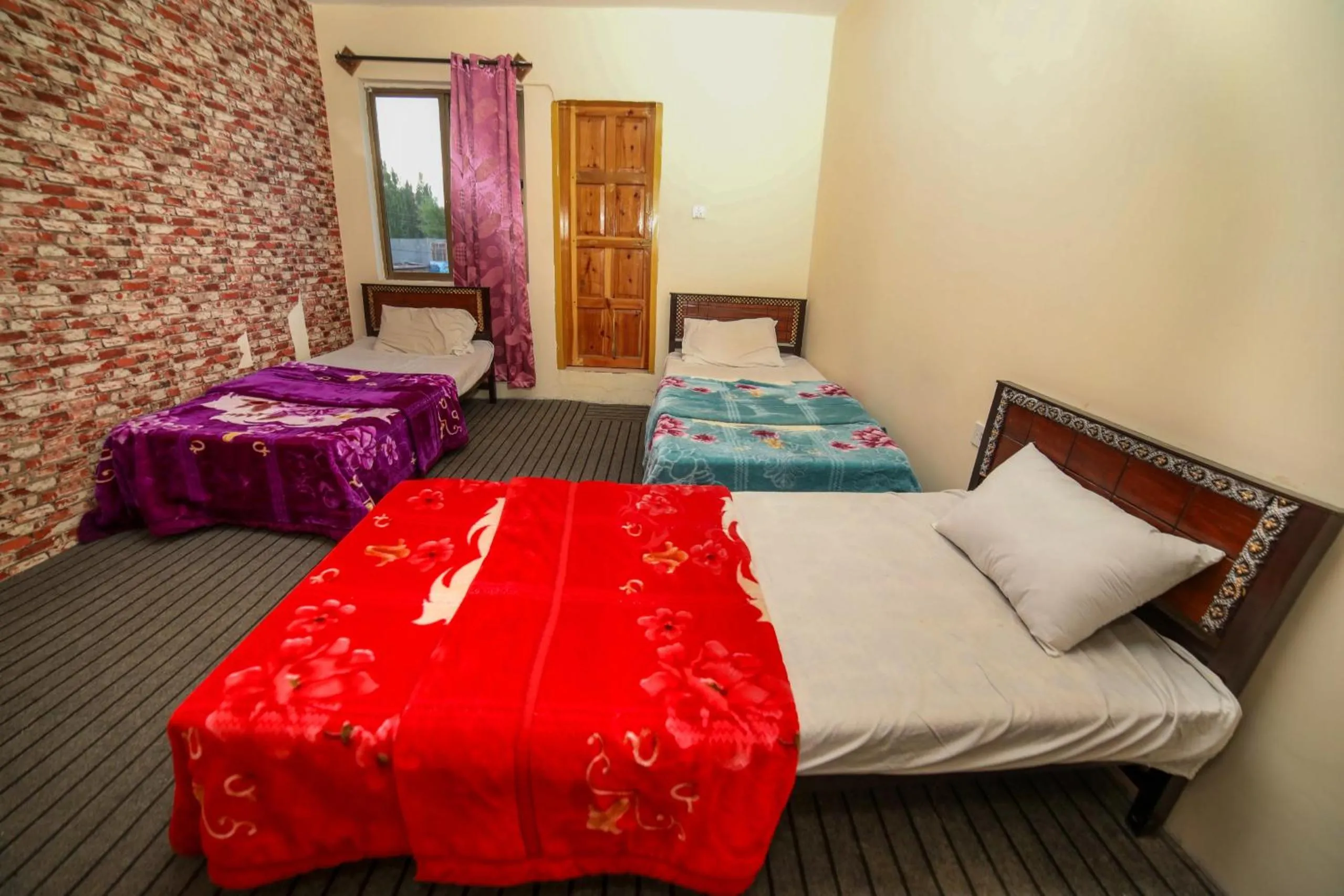 Bed in Yak Sarai Hotel & Restaurant