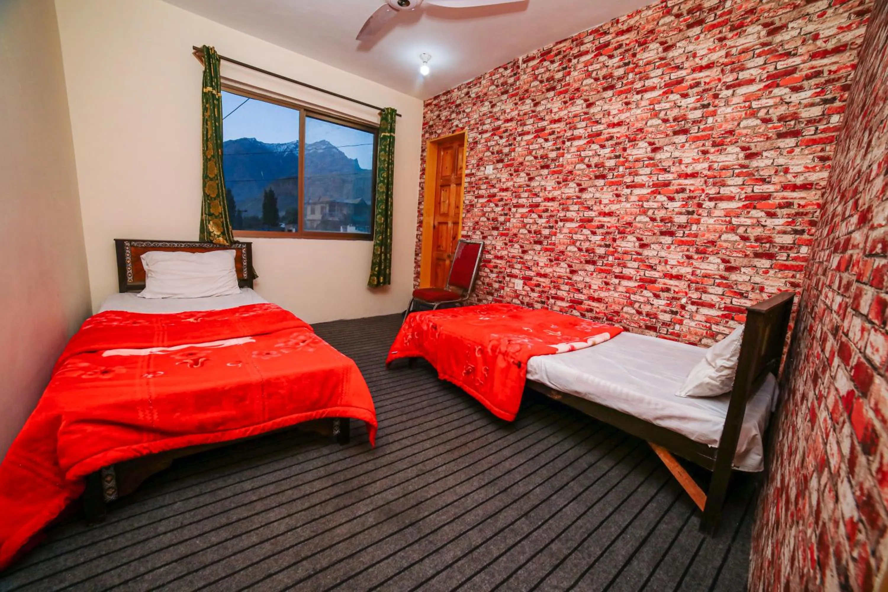 Bed in Yak Sarai Hotel & Restaurant