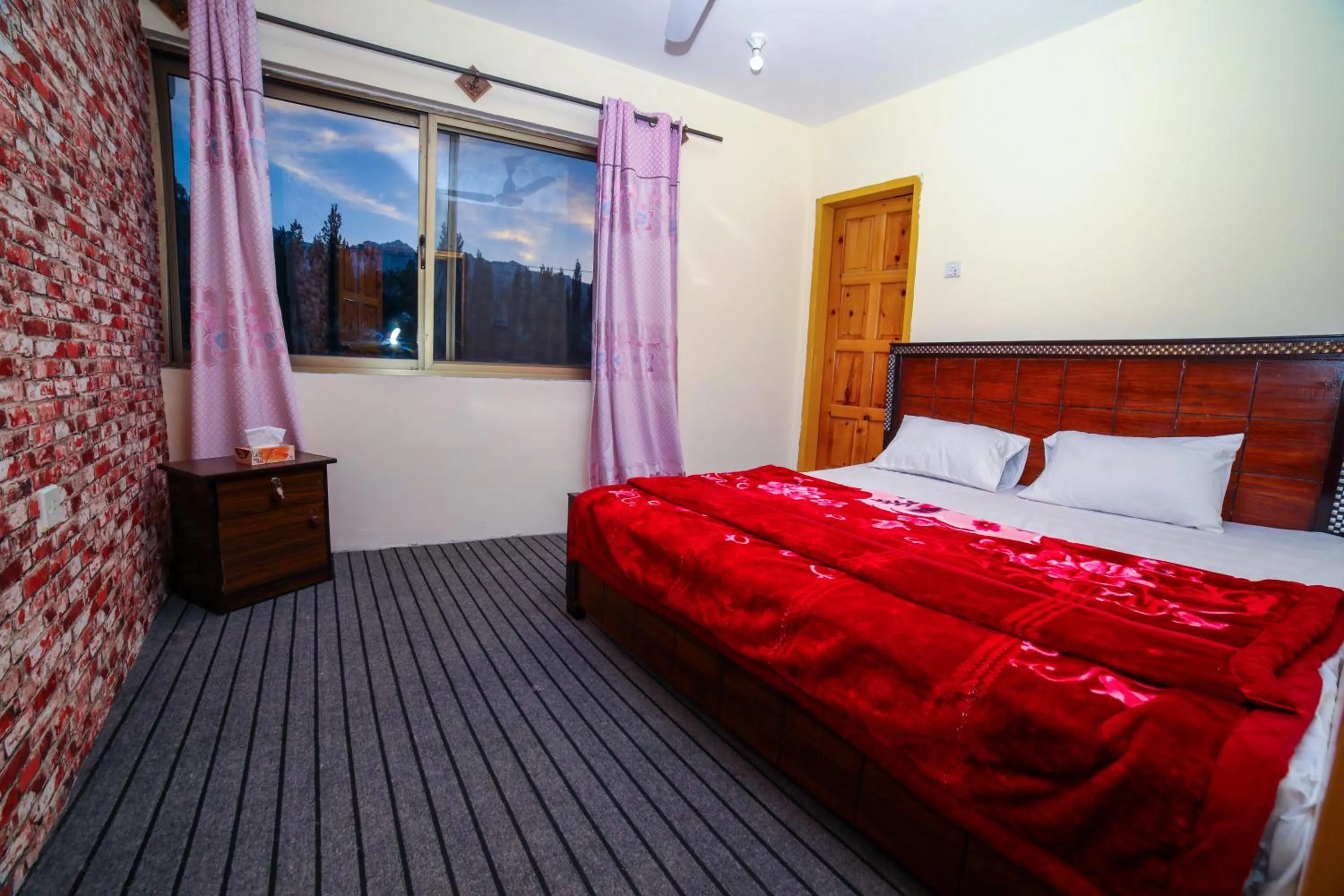 Bed in Yak Sarai Hotel & Restaurant