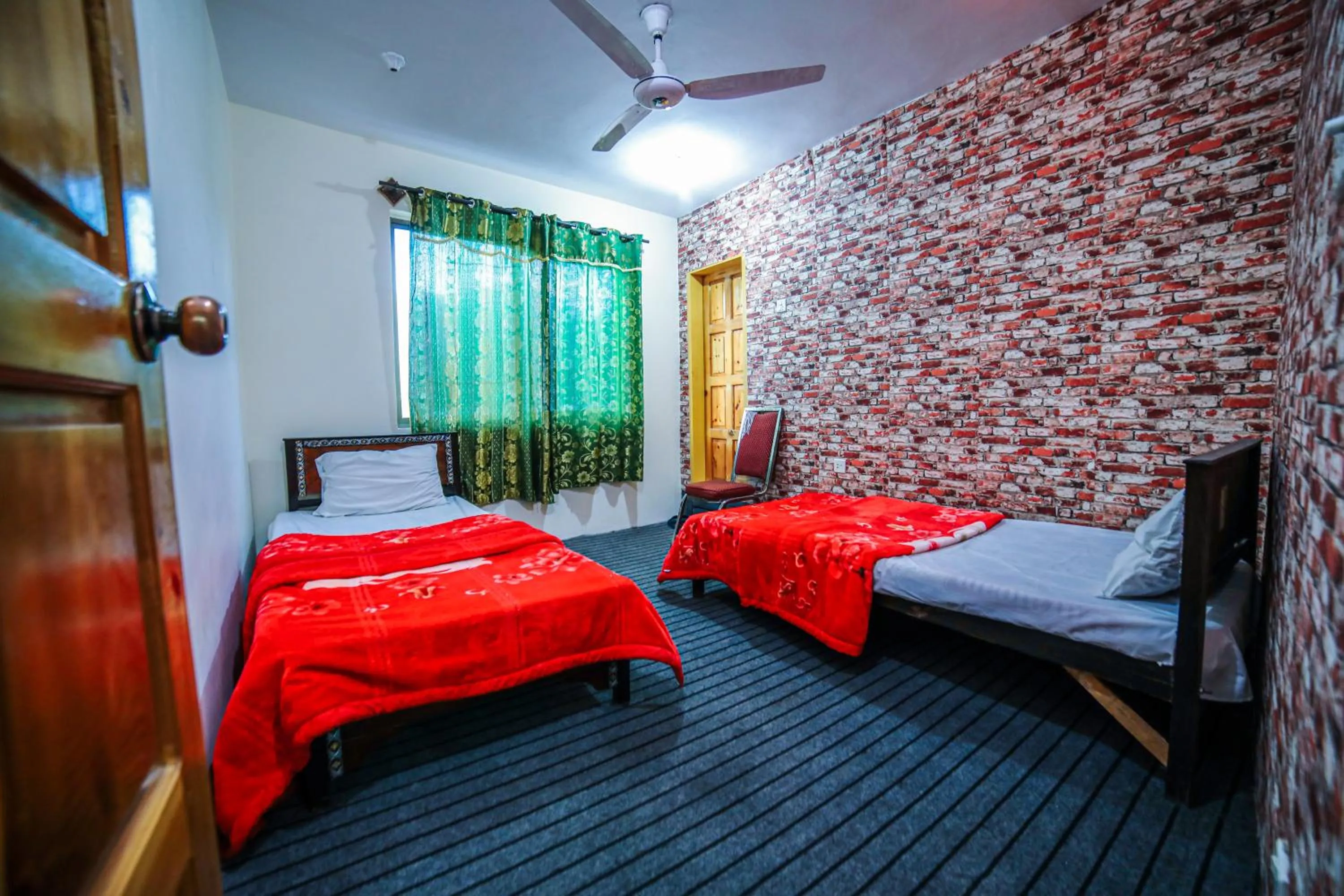 Bed in Yak Sarai Hotel & Restaurant