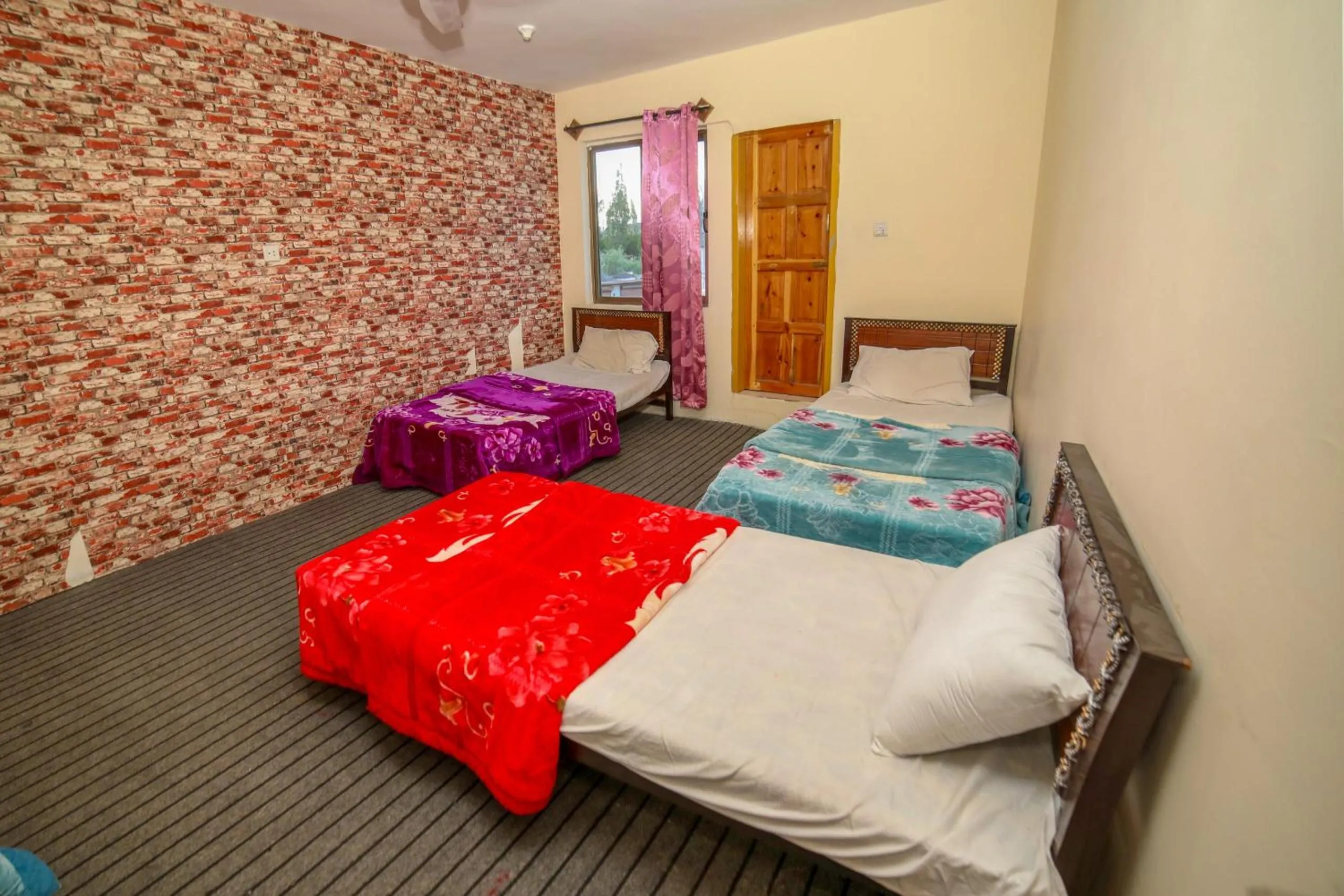 Bed in Yak Sarai Hotel & Restaurant