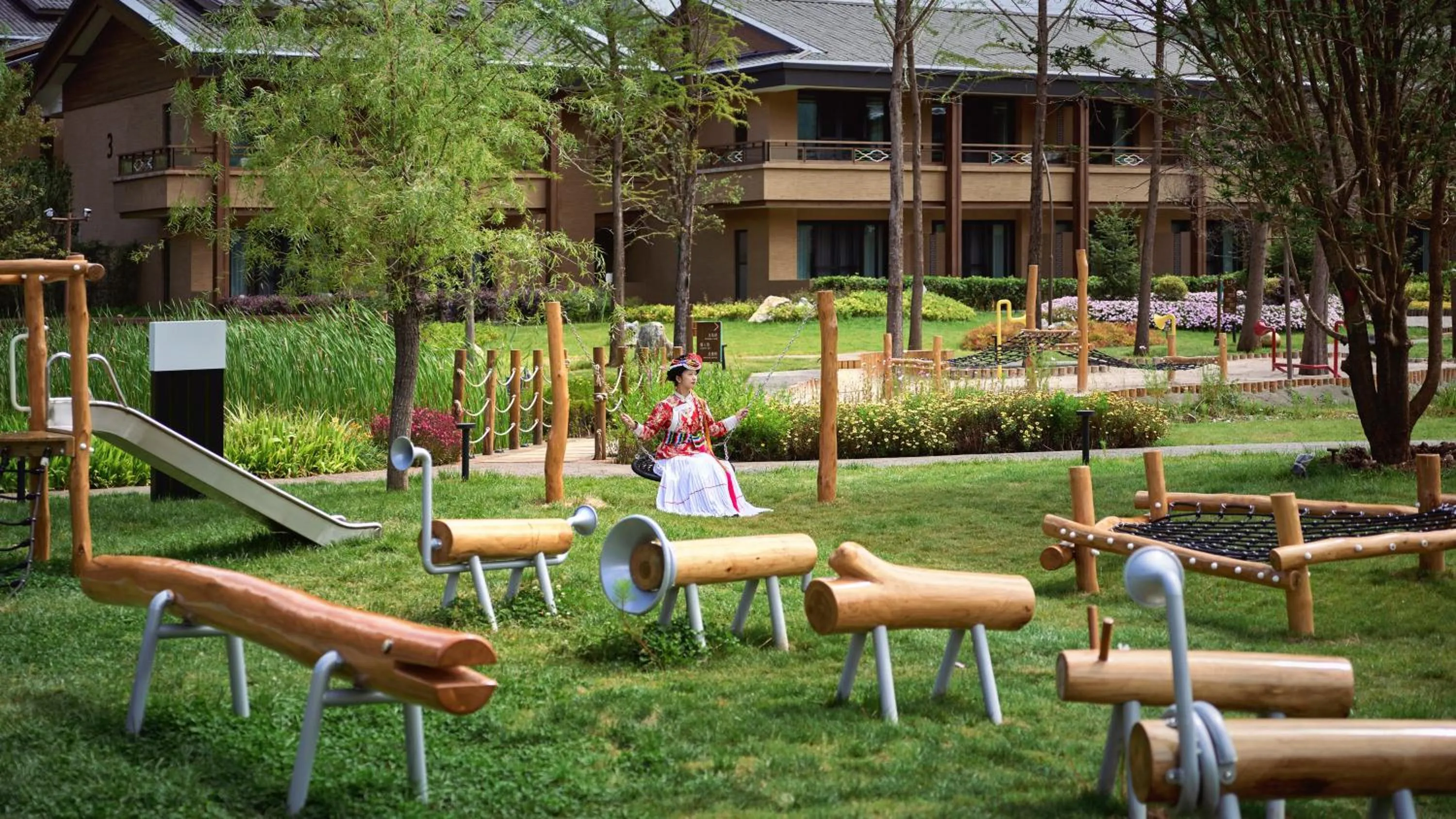 Children play ground in Hotel Indigo Lugu Lake by IHG