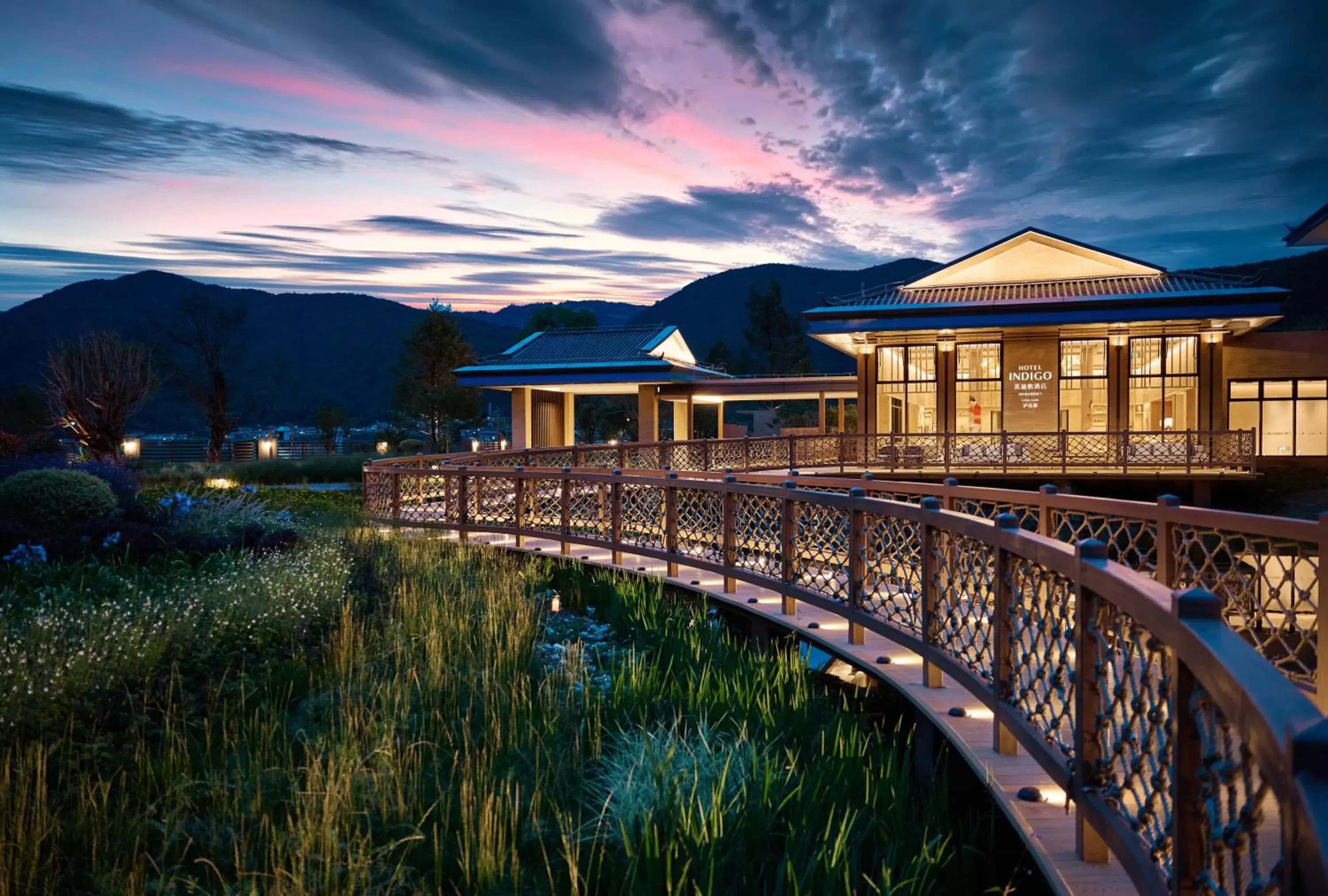 Inner courtyard view in Hotel Indigo Lugu Lake by IHG Inner courtyard view in Hotel Indigo Lugu Lake by IHG