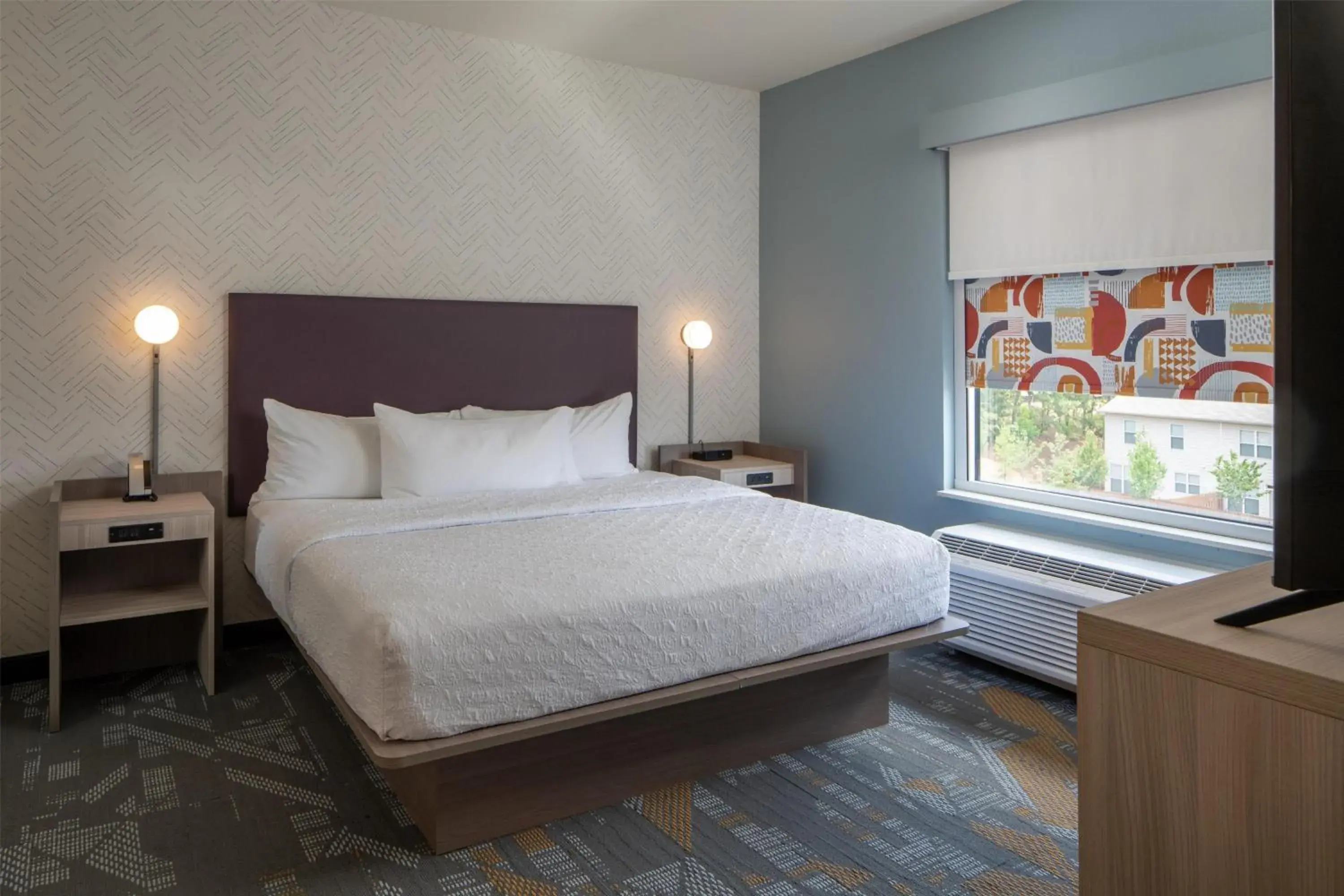 Bed in Home2 Suites By Hilton West Lafayette Bed in Home2 Suites By Hilton West Lafayette
