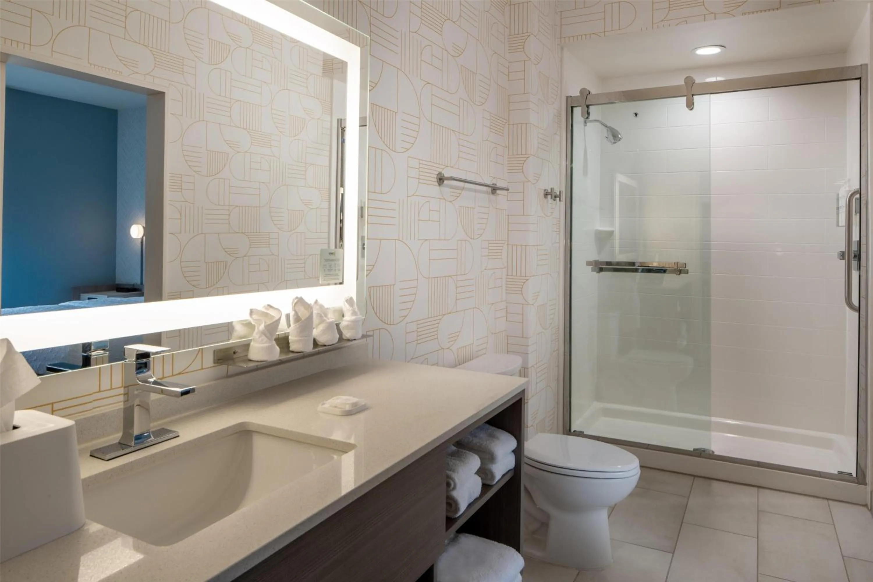 Bathroom in Home2 Suites By Hilton West Lafayette