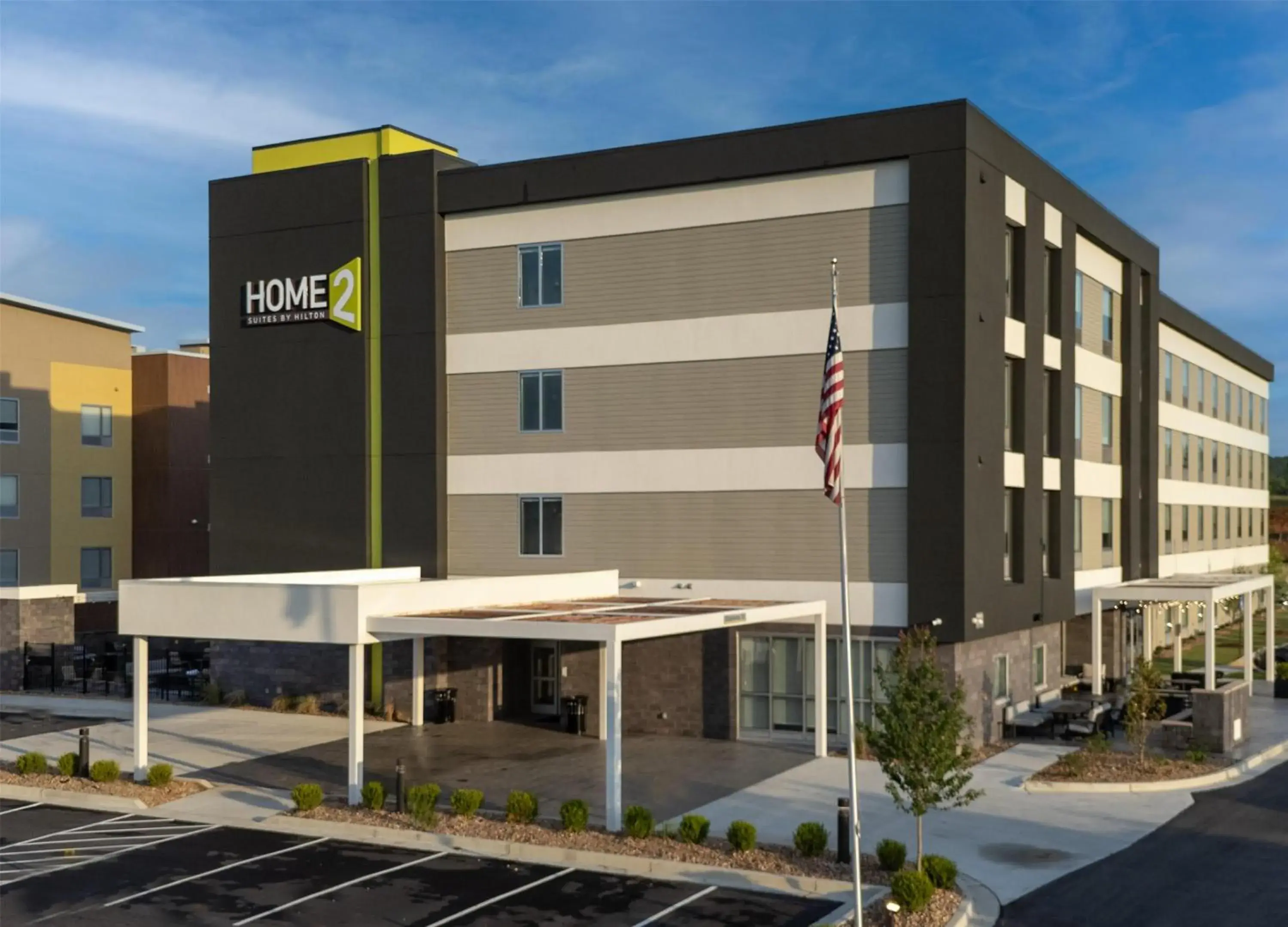 Property building in Home2 Suites By Hilton West Lafayette Property building in Home2 Suites By Hilton West Lafayette
