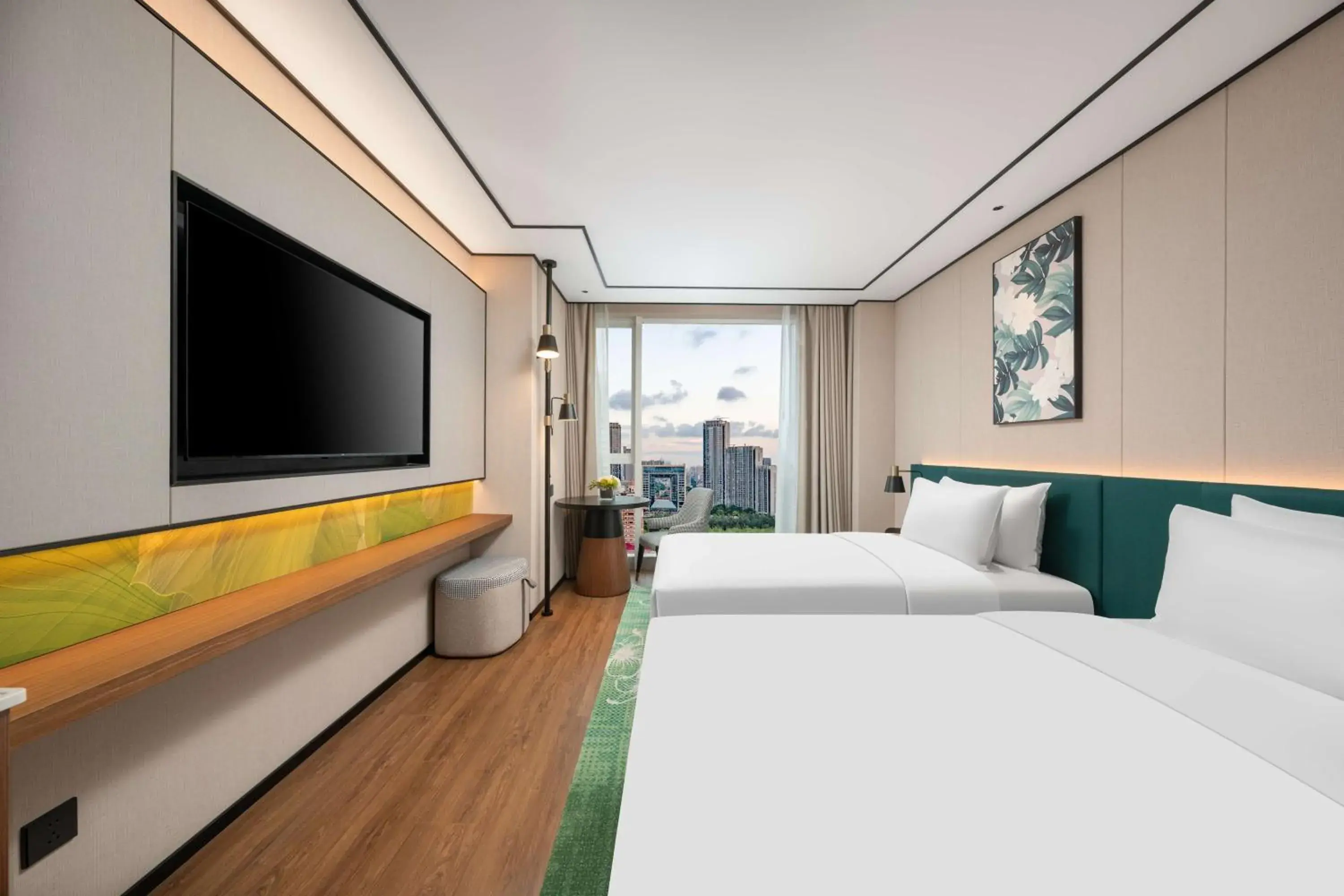 Twin Room in Hilton Garden Inn Tianjin Railway Station Twin Room in Hilton Garden Inn Tianjin Railway Station