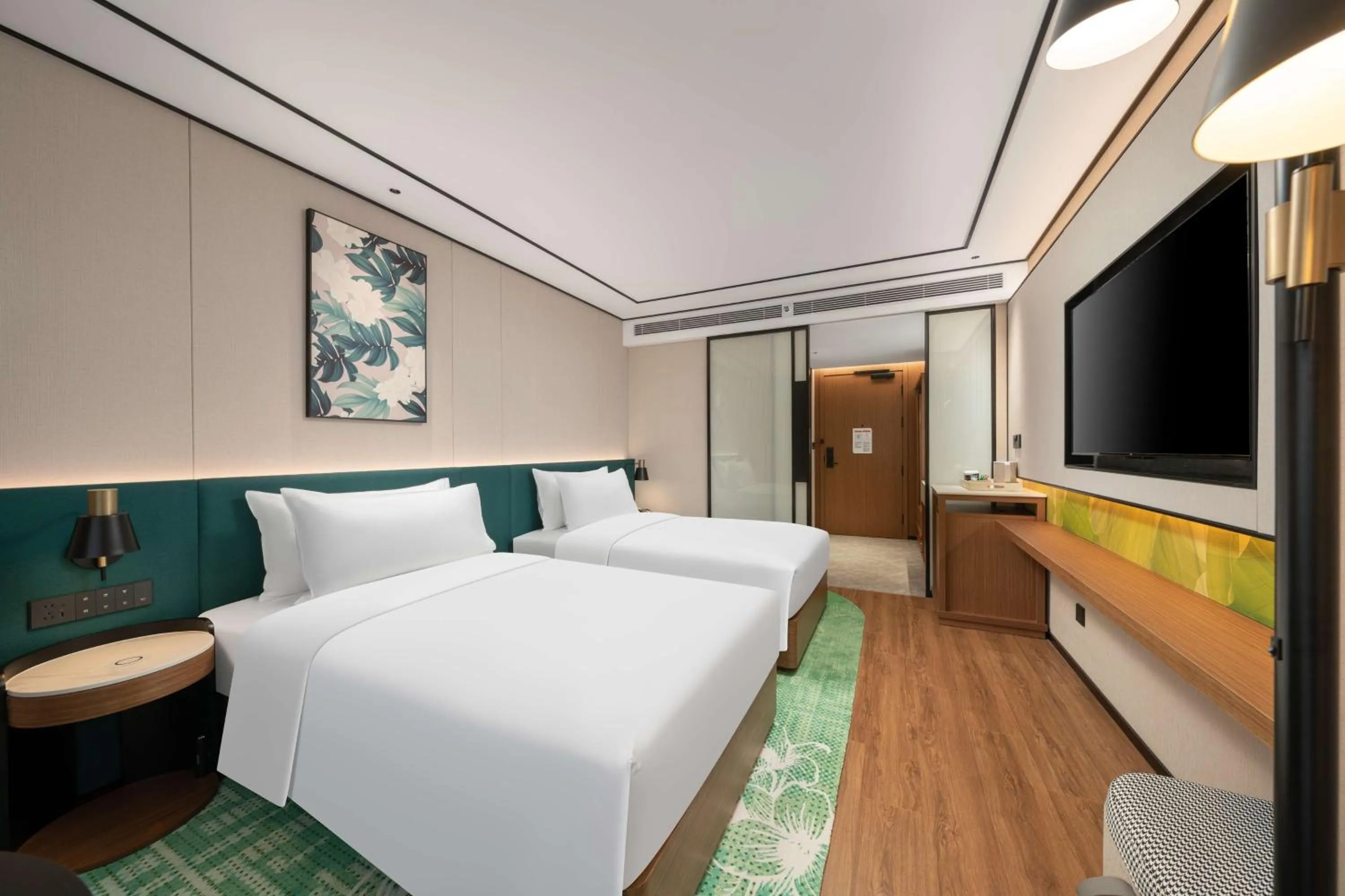 Bed in Hilton Garden Inn Tianjin Railway Station