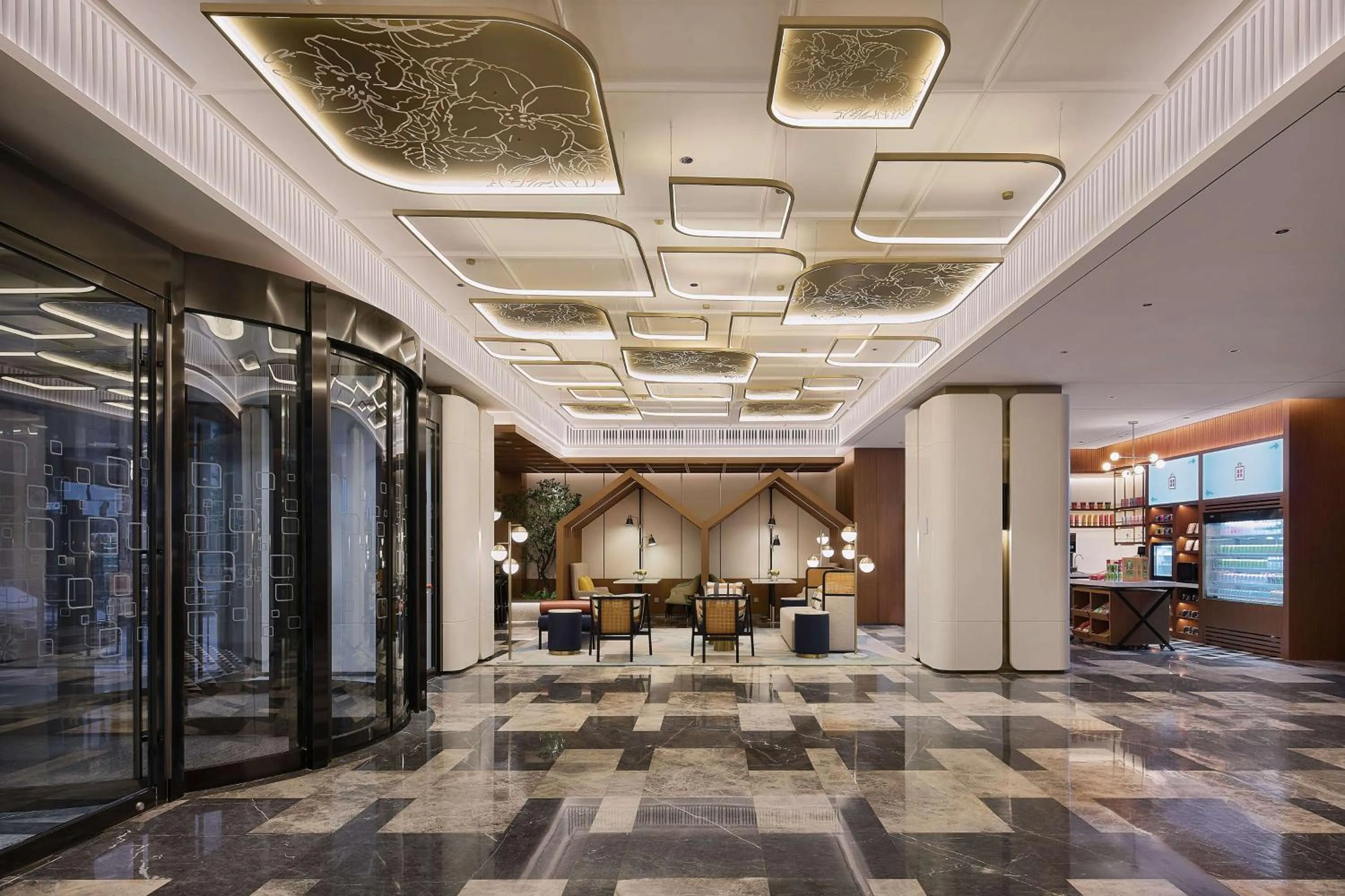 Lobby or reception in Hilton Garden Inn Tianjin Railway Station