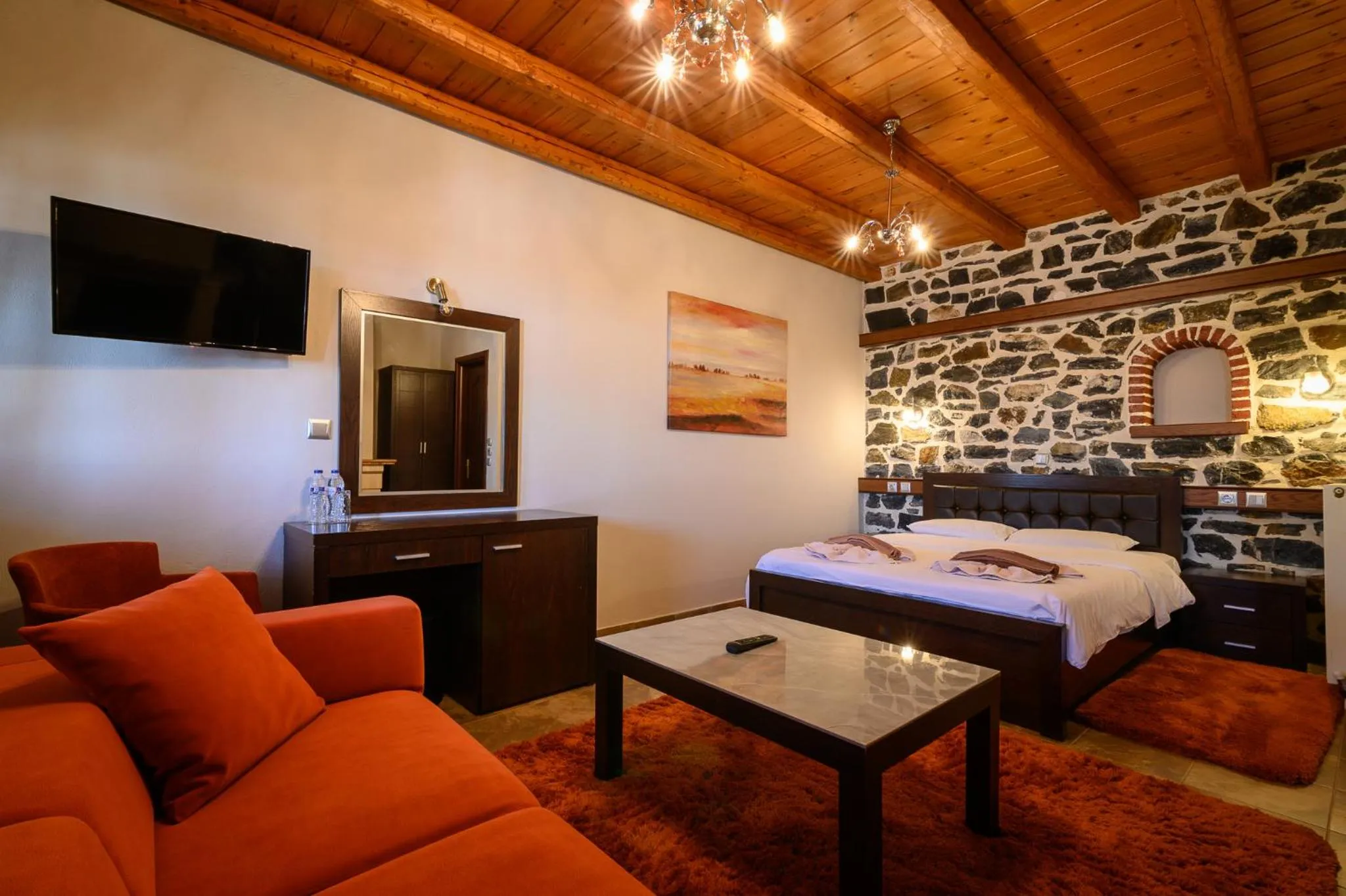 Bedroom, Bed in Enastron