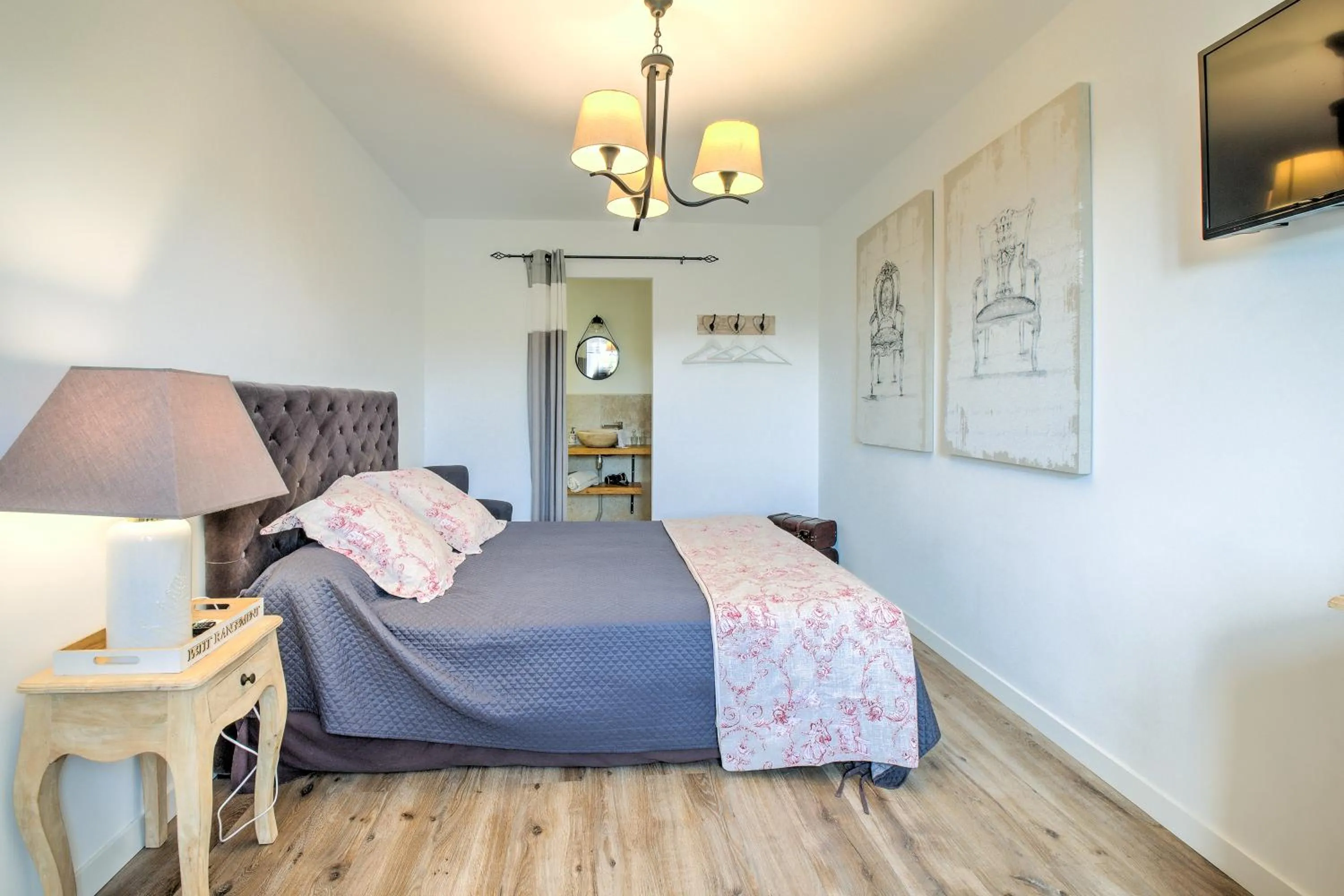 Bed in Au Charmant Des Vignes