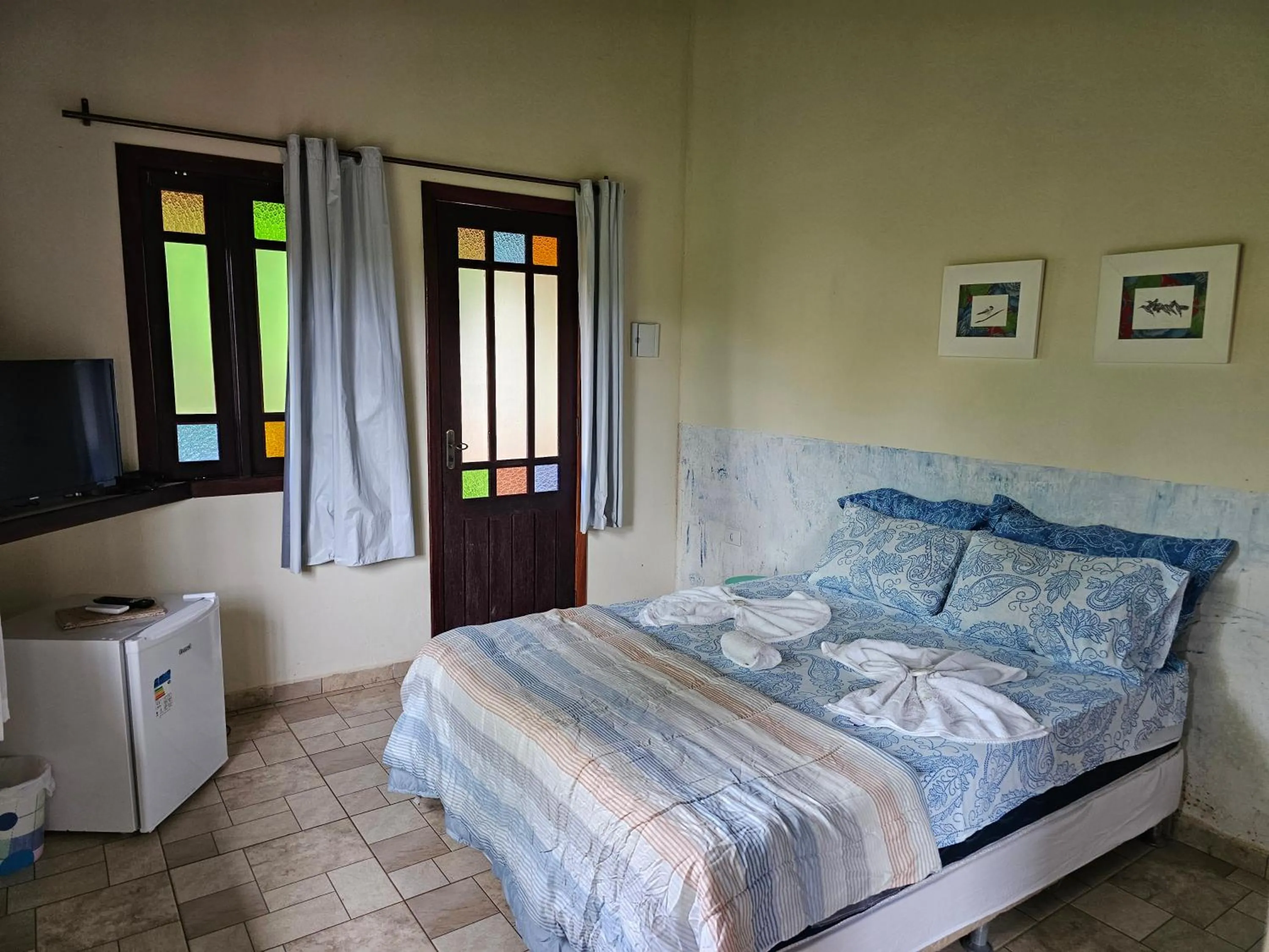 Bedroom, Bed in Canto Verde Pousada