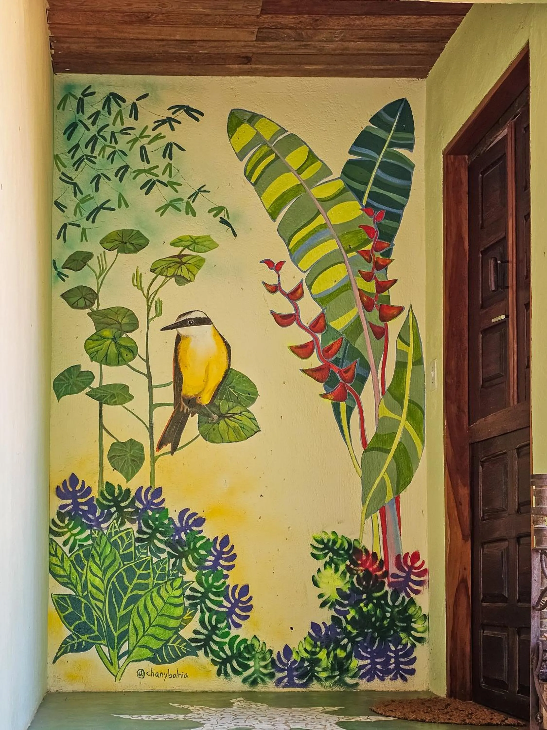 Decorative detail in Canto Verde Pousada