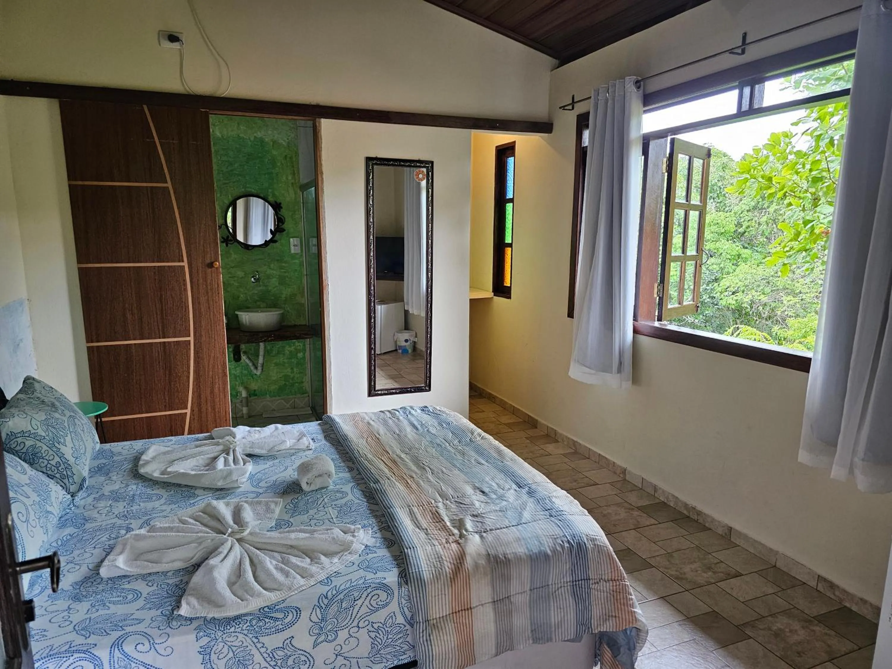 Bedroom, Bed in Canto Verde Pousada