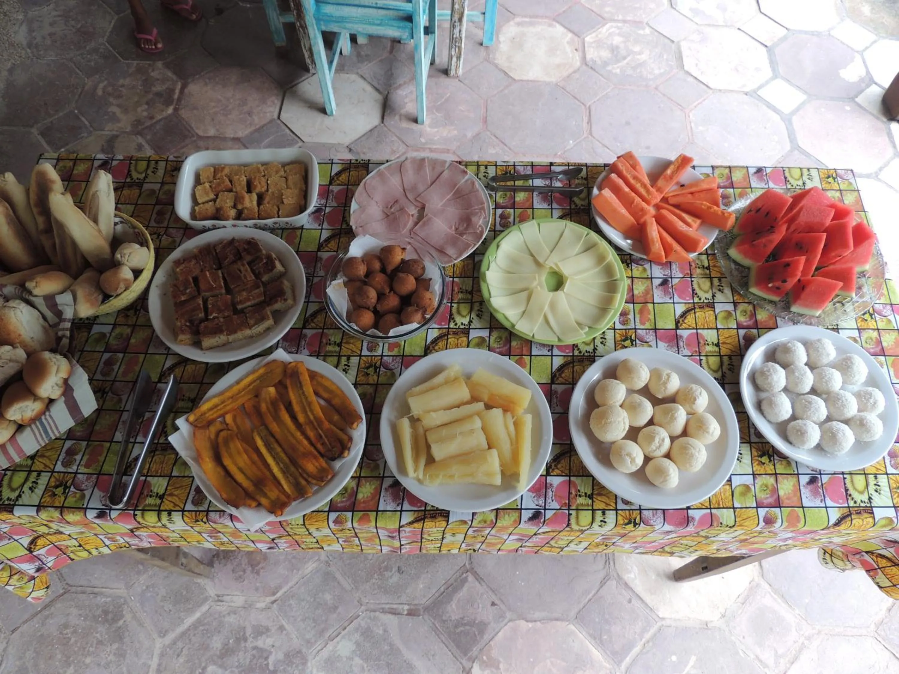 Food close-up in Canto Verde Pousada