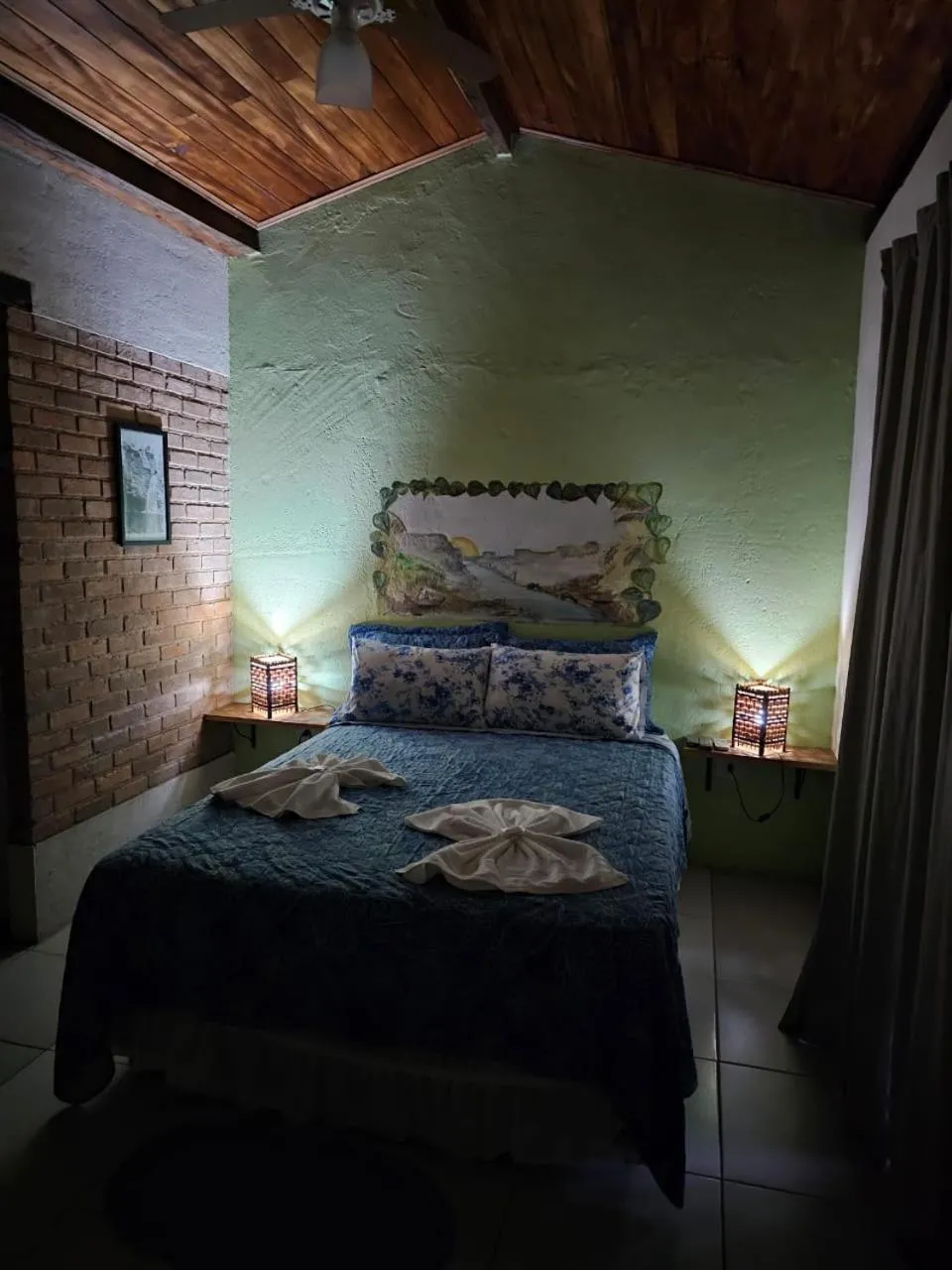Bed in Canto Verde Pousada