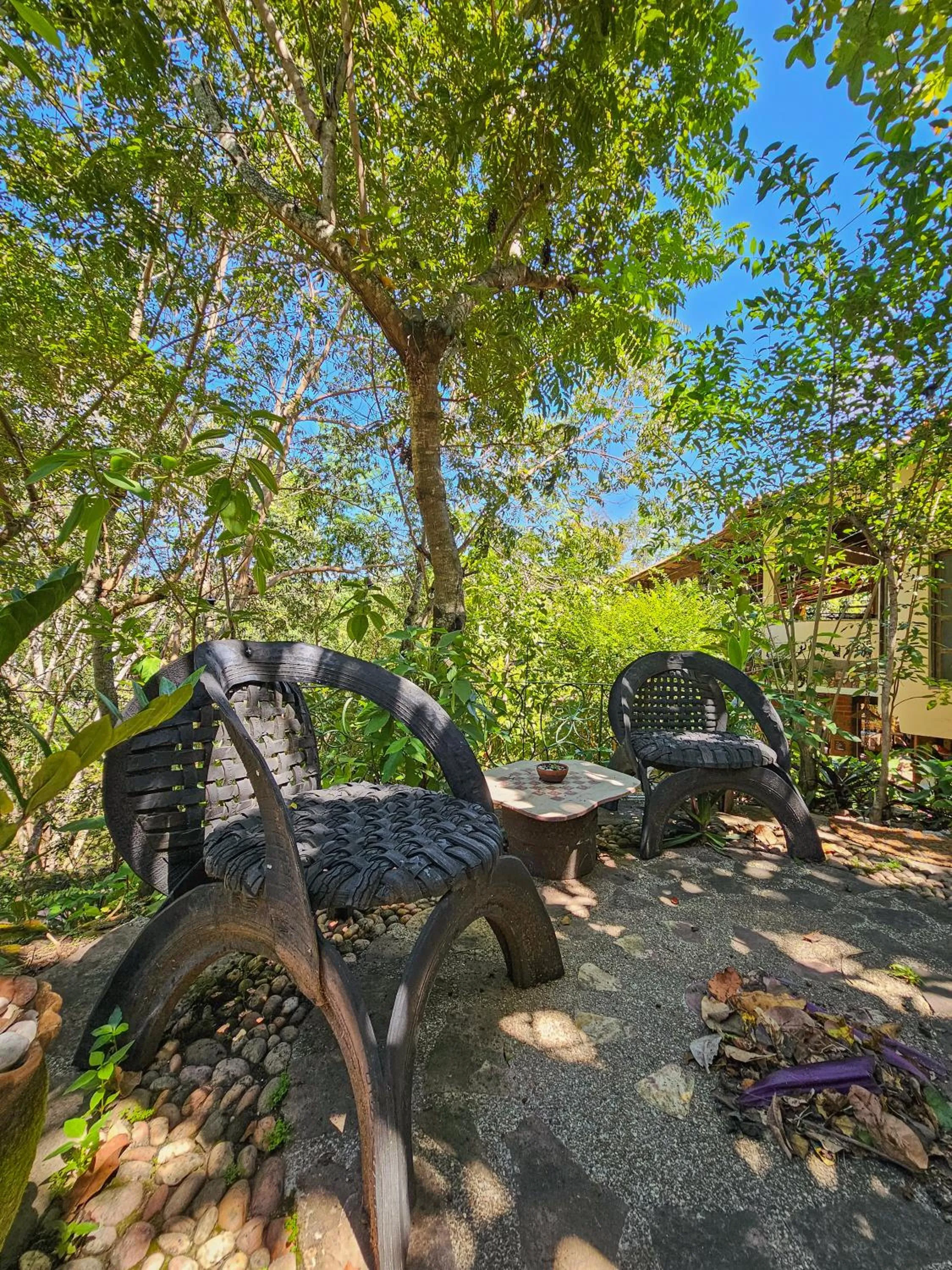 Seating area in Canto Verde Pousada