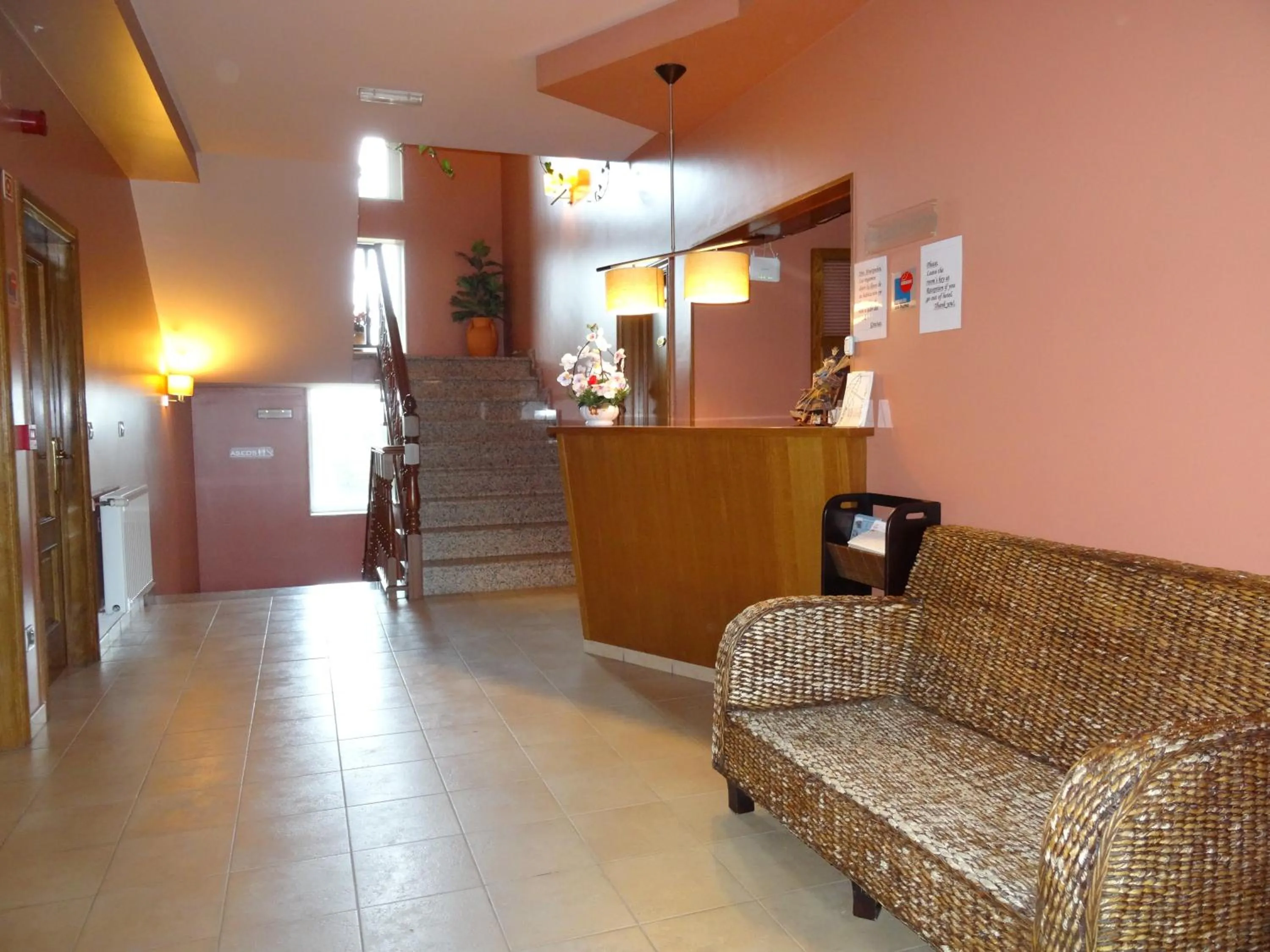 Lobby or reception in Hotel Akelarre