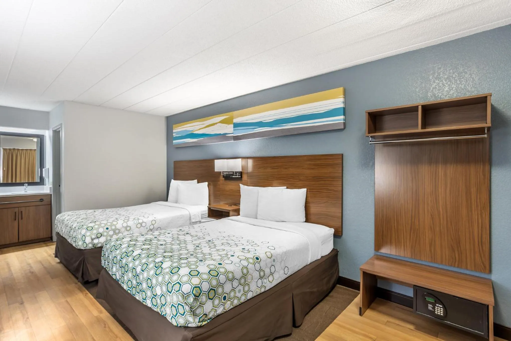 Photo of the whole room, Bed in HomeTowne Studios by Red Roof Danville, PA