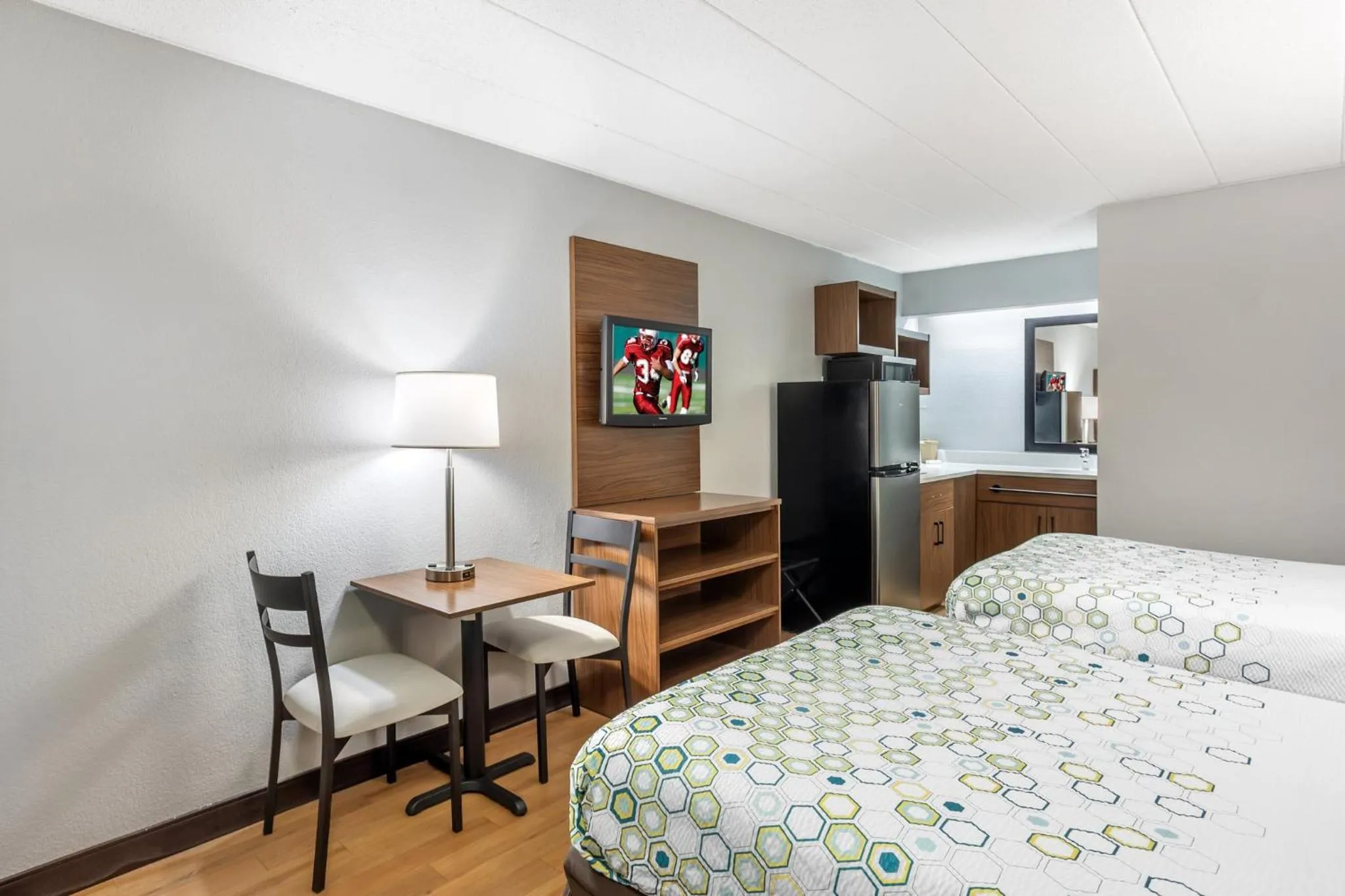 Photo of the whole room, Bed in HomeTowne Studios by Red Roof Danville, PA