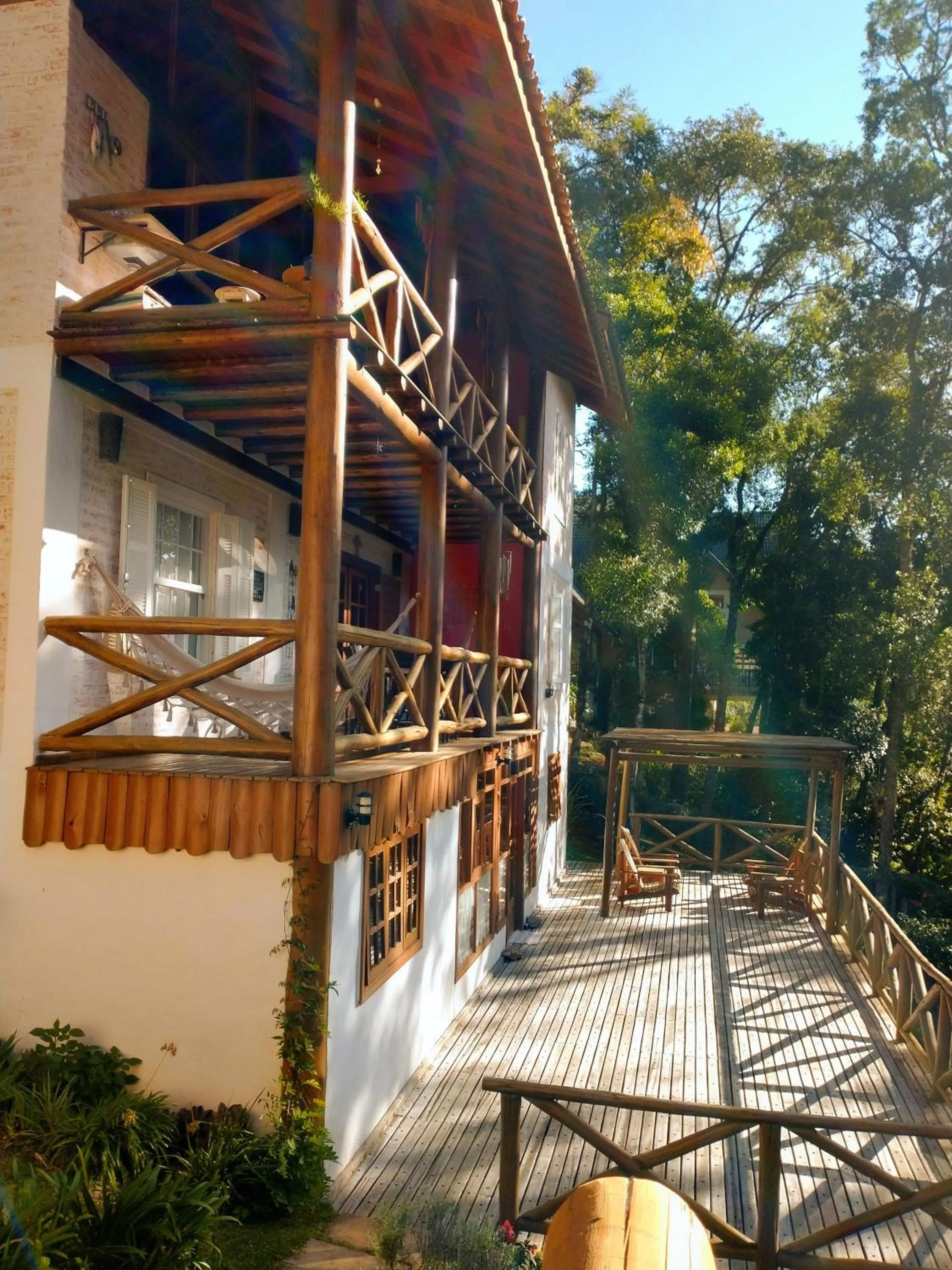 Balcony/Terrace in Nas Nuvens Hospedaria