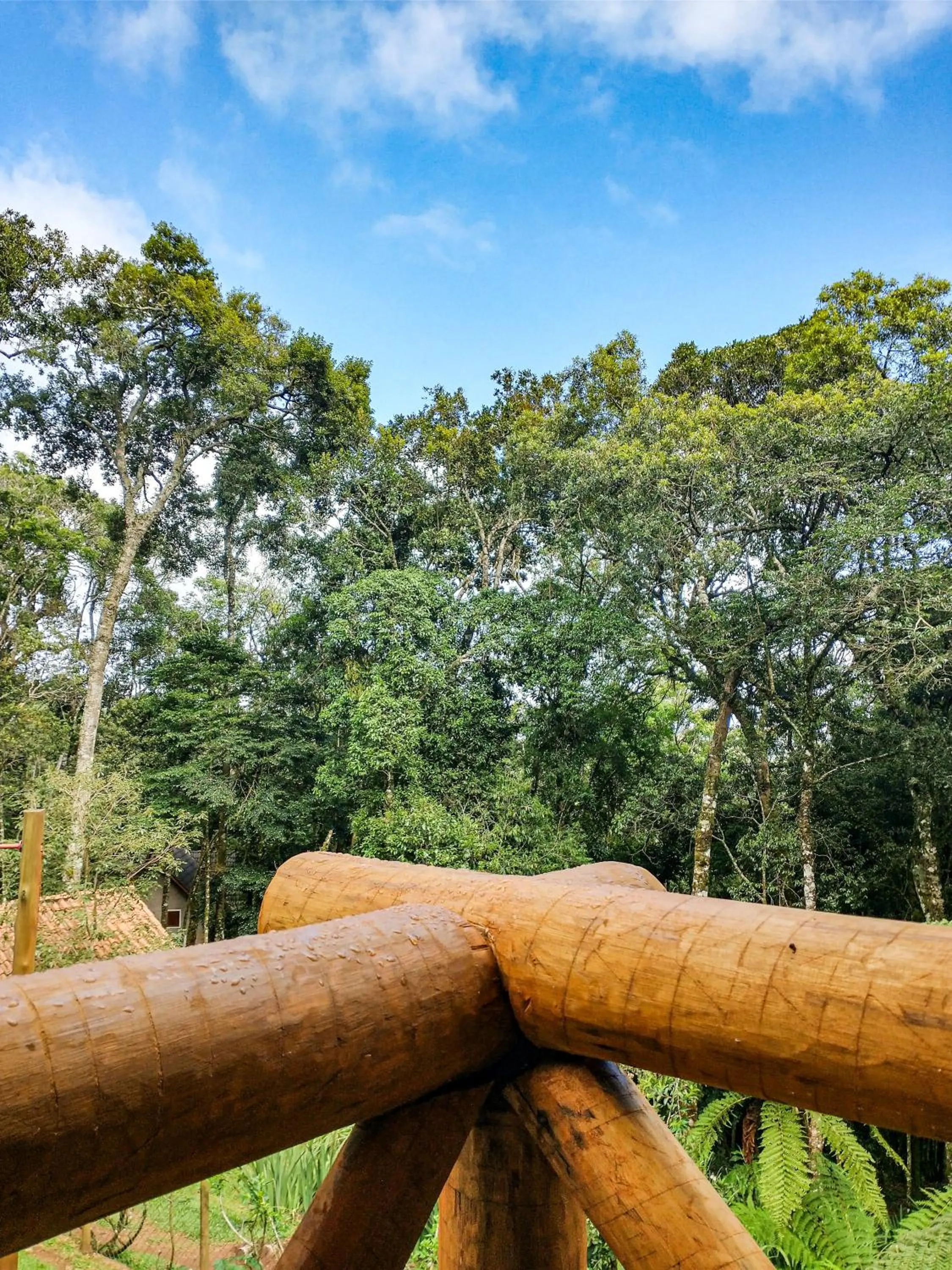 Balcony/Terrace in Nas Nuvens Hospedaria
