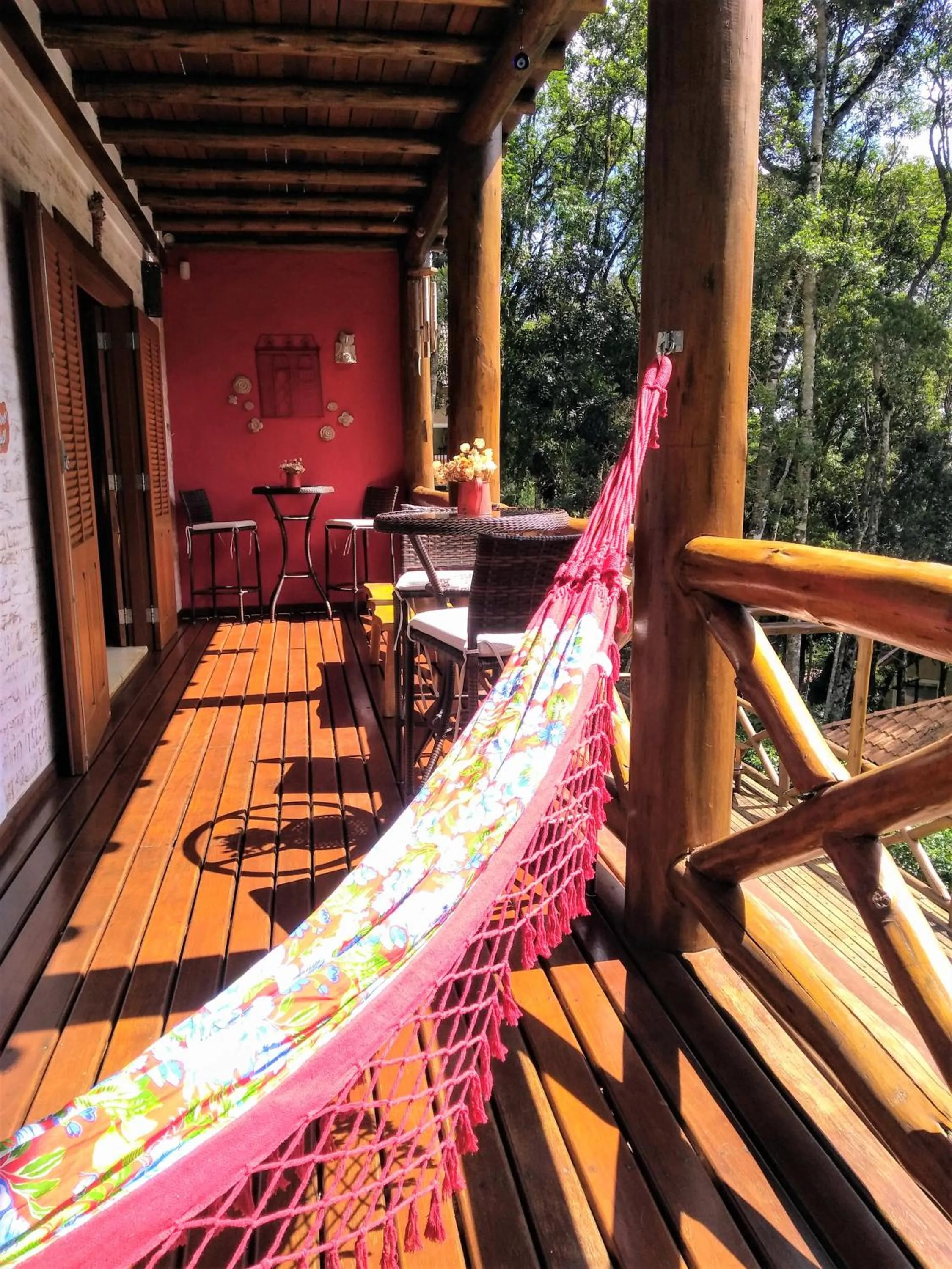 Balcony/Terrace in Nas Nuvens Hospedaria