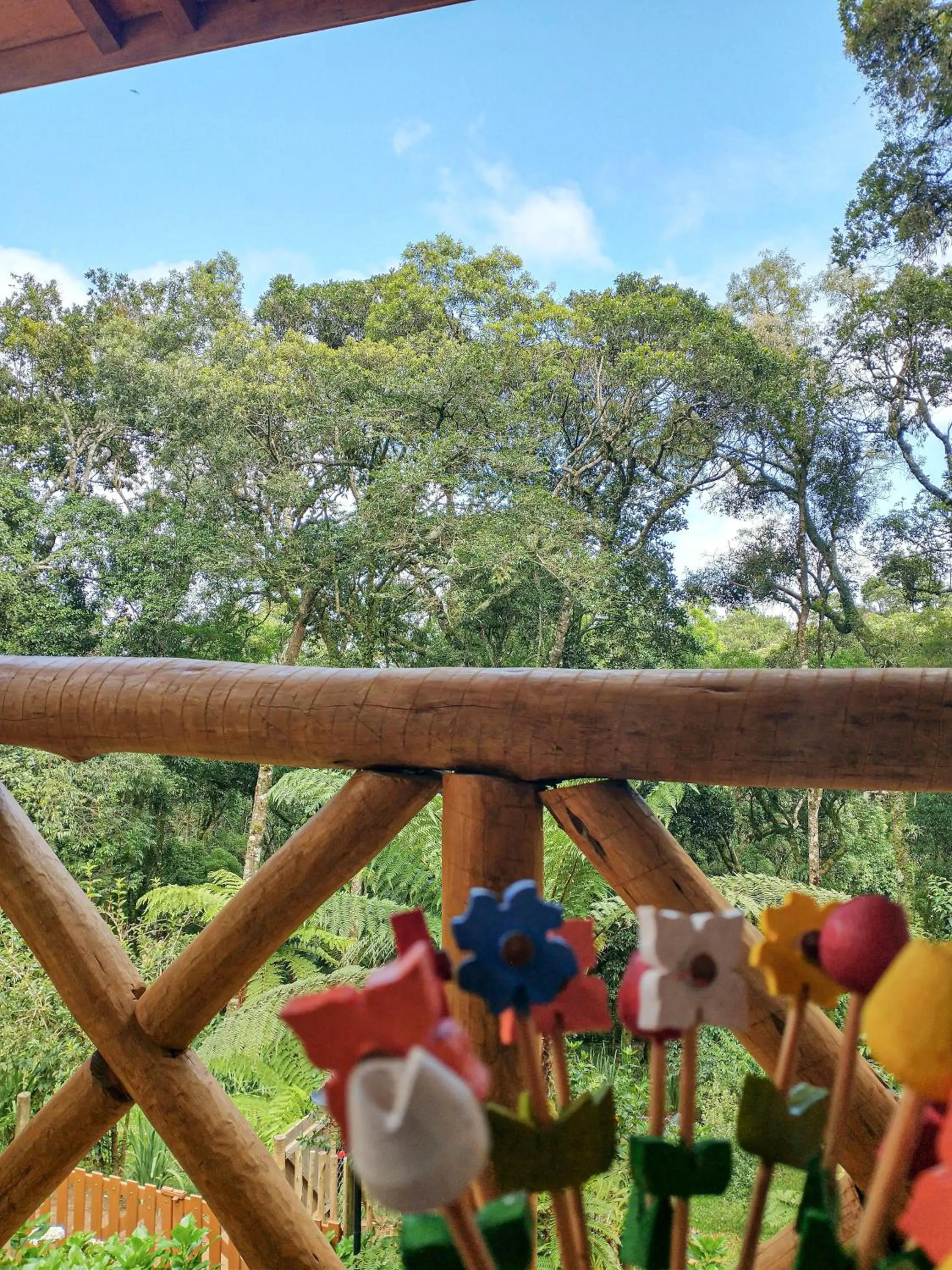 Balcony/Terrace in Nas Nuvens Hospedaria