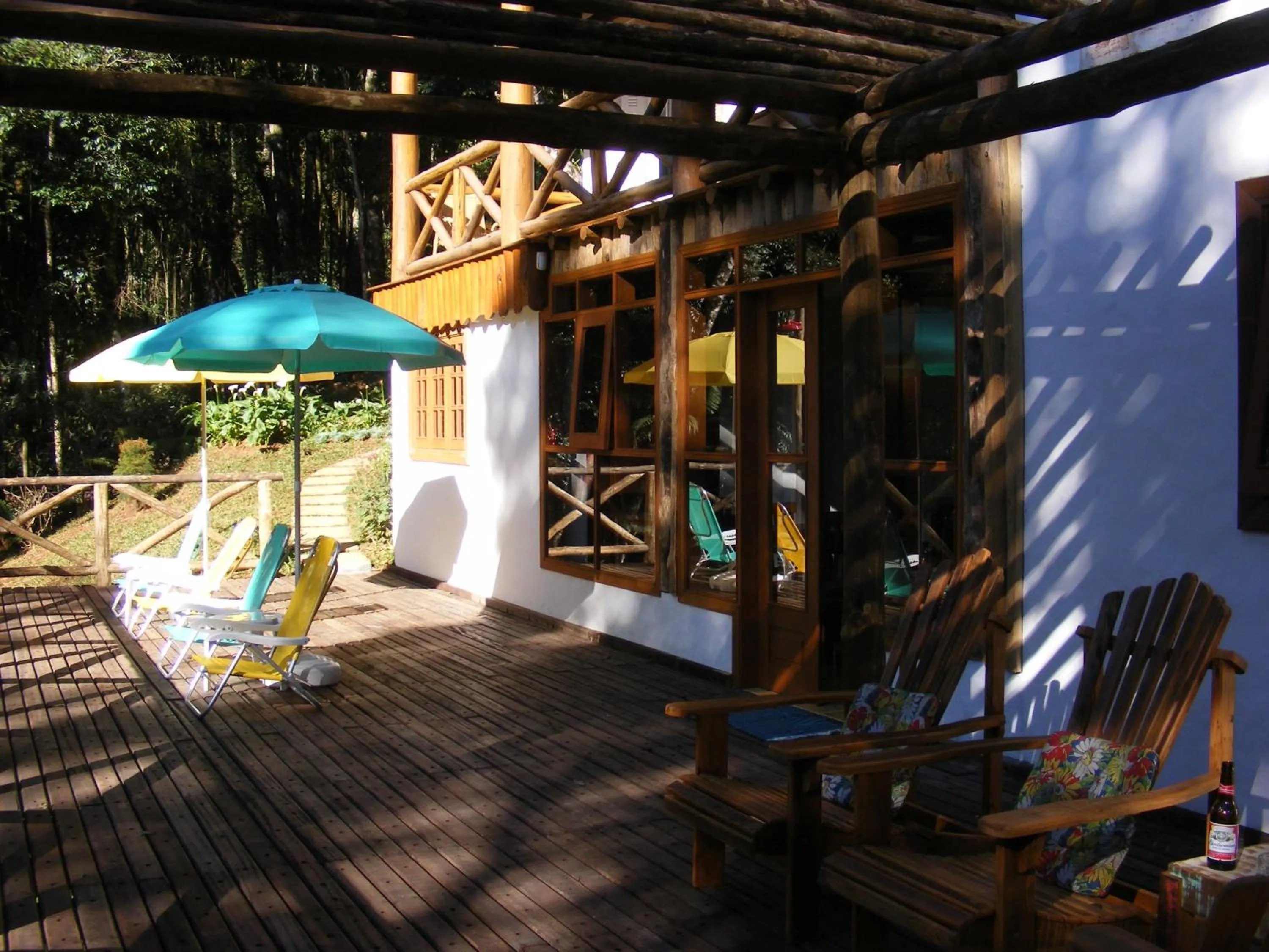 Patio in Nas Nuvens Hospedaria