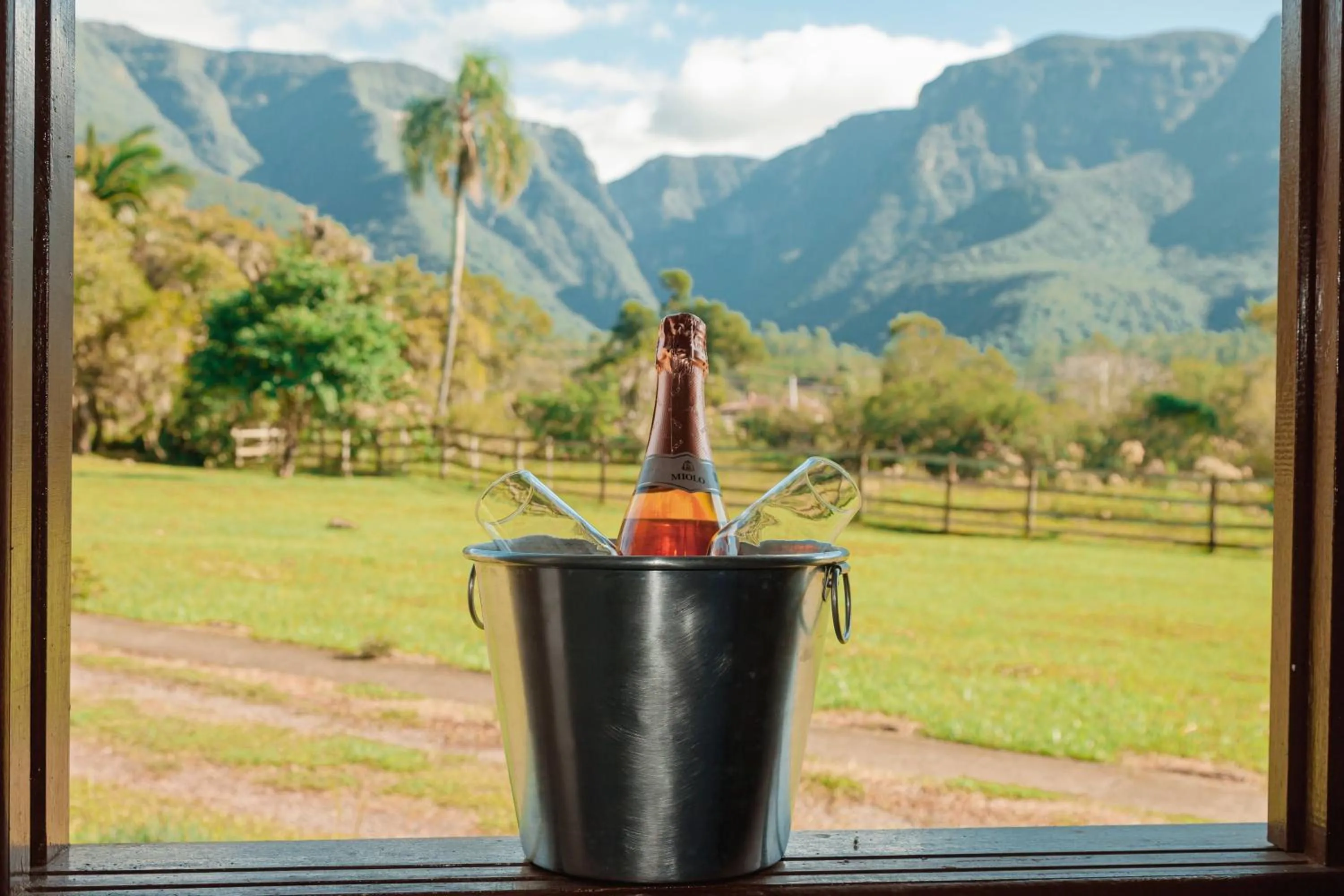 Natural landscape in Chalés Pousada Malacara