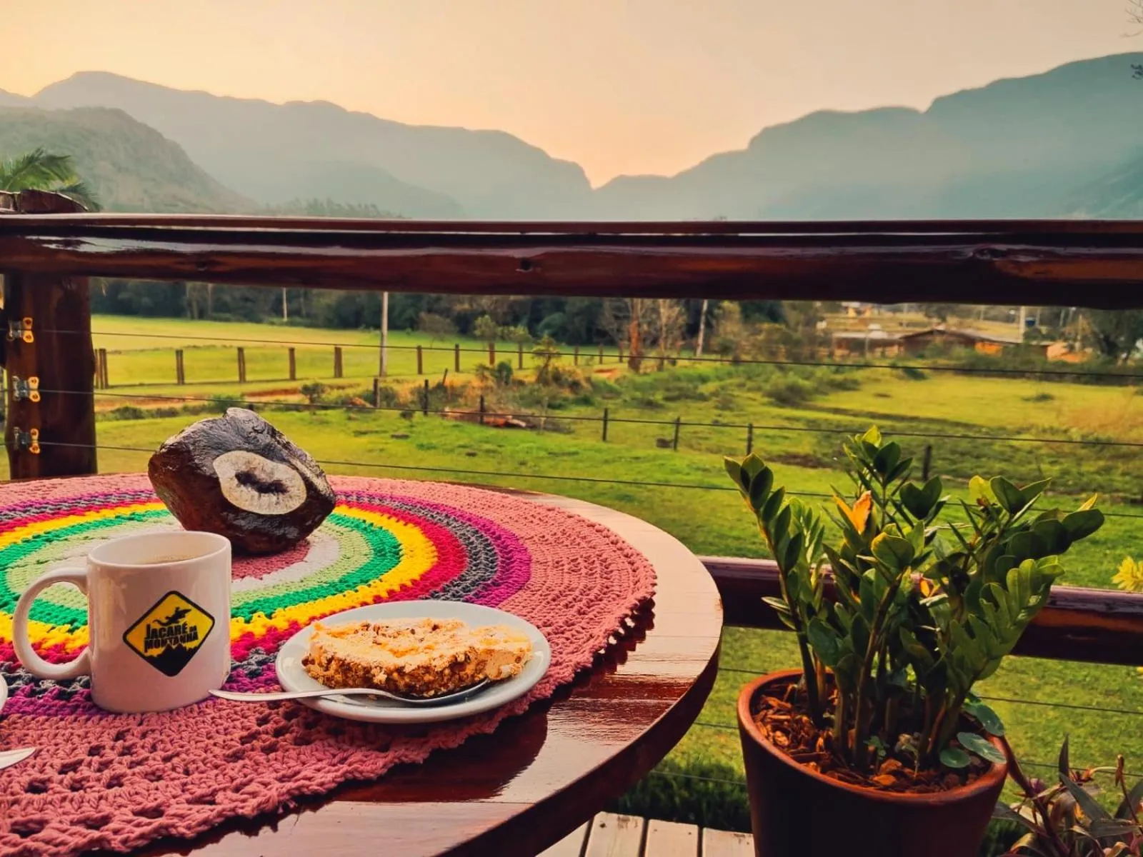 Balcony/Terrace in Chalés Pousada Malacara