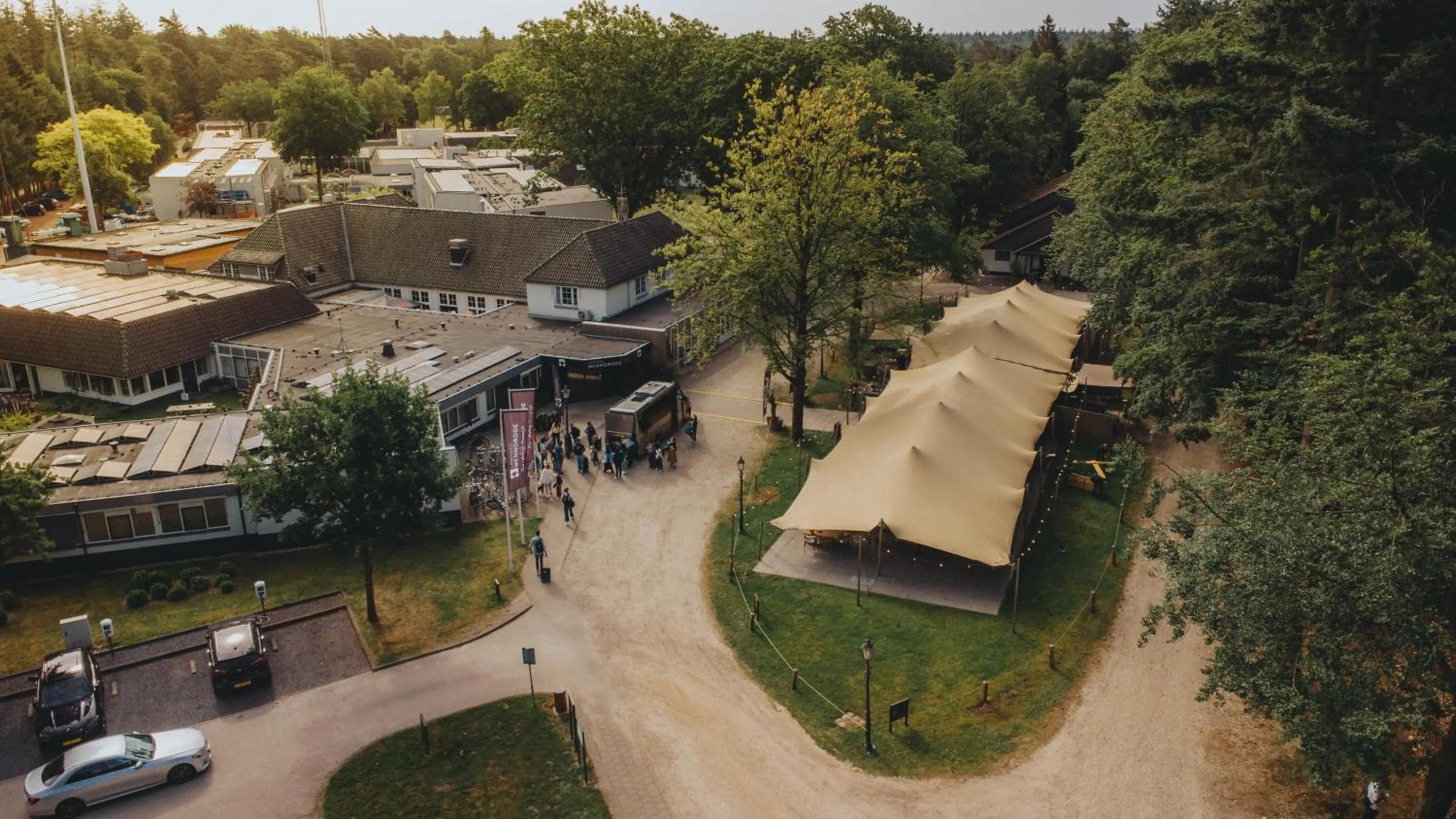 Natural landscape in Landgoed Mennorode