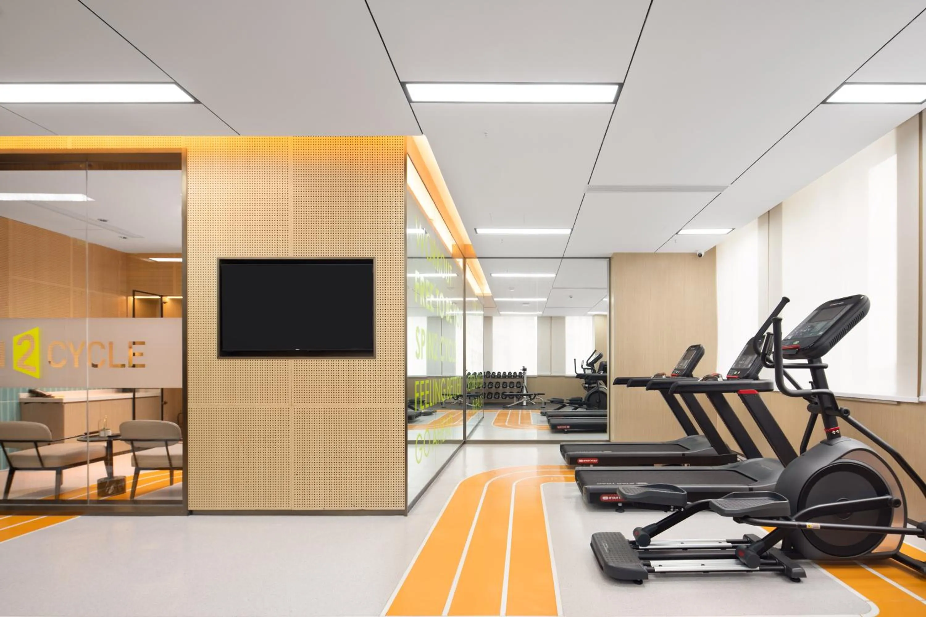 Fitness centre/facilities in Home2 Suite by Hilton Hangzhou Qianjiang New Town